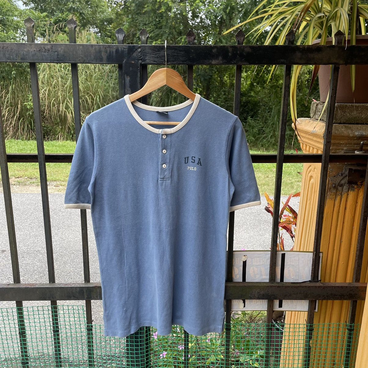 Polo Ralph Lauren × Ralph Lauren × Vintage 🔥🔥Vintage Polo Ralph Lauren USA Small Logo Tee Size US M / EU 48-50 / 2 - 1 Thumbnail