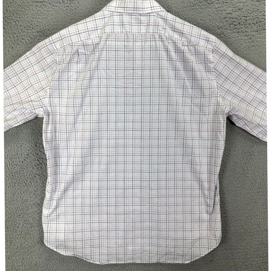 J.Crew J.CREW Button Up Shirt Mens 2XL White Plaid Performance Slim Long Sleeve Button-Up Shirt Size US XXL / EU 58 / 5 - 3 Thumbnail