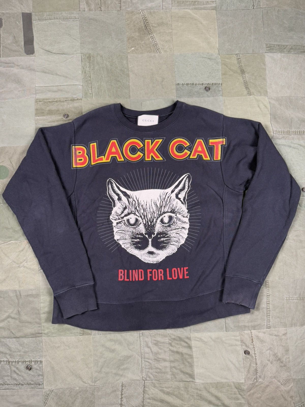 Gucci Black Cat Sweatshirt Size US L / EU 52-54 / 3 - 1 Thumbnail