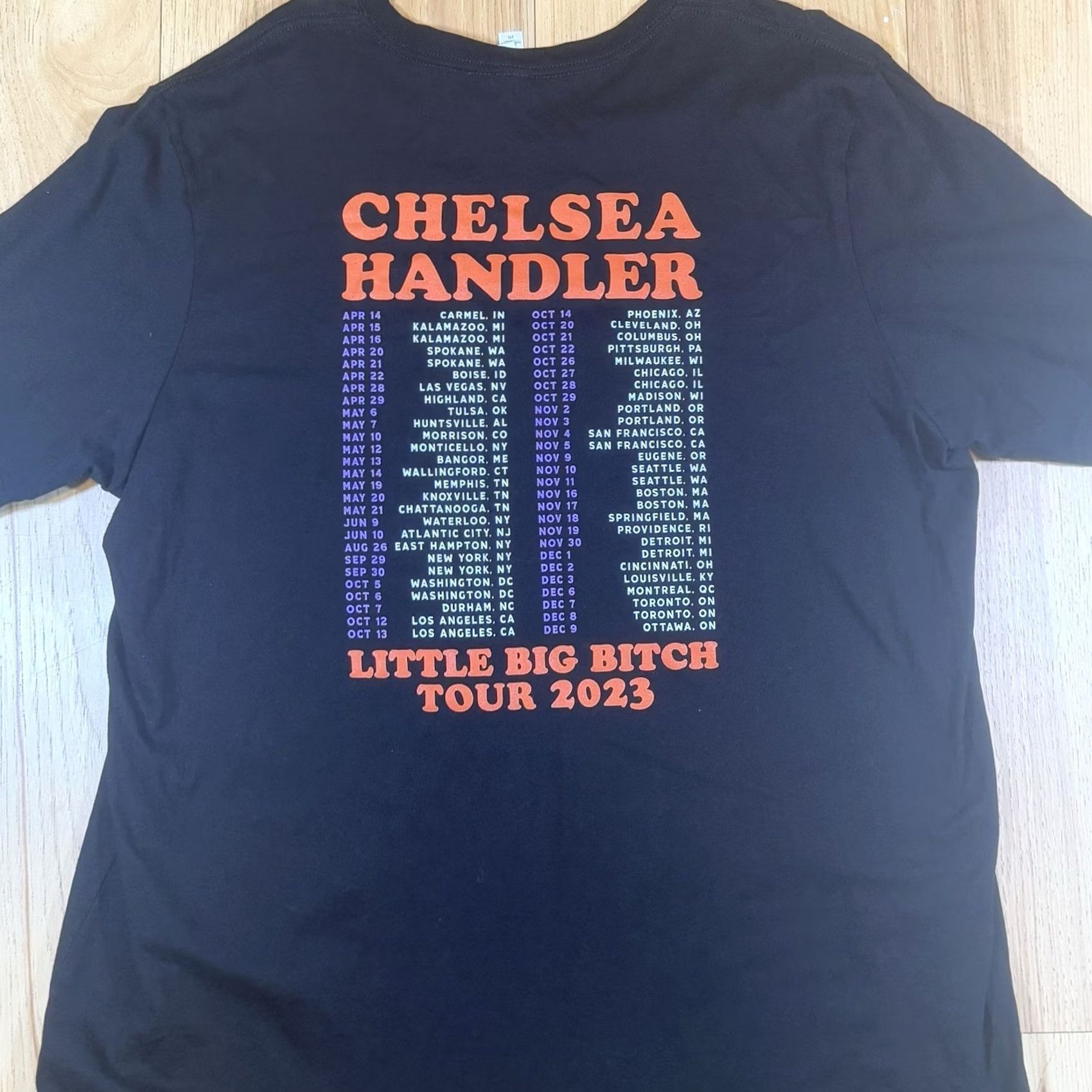 Vintage Chelsea Handler Canvas Mens 2XL Tour Shirt Black Vintage 2023 Funny Mens Size US XXL / EU 58 / 5 - 5 Thumbnail