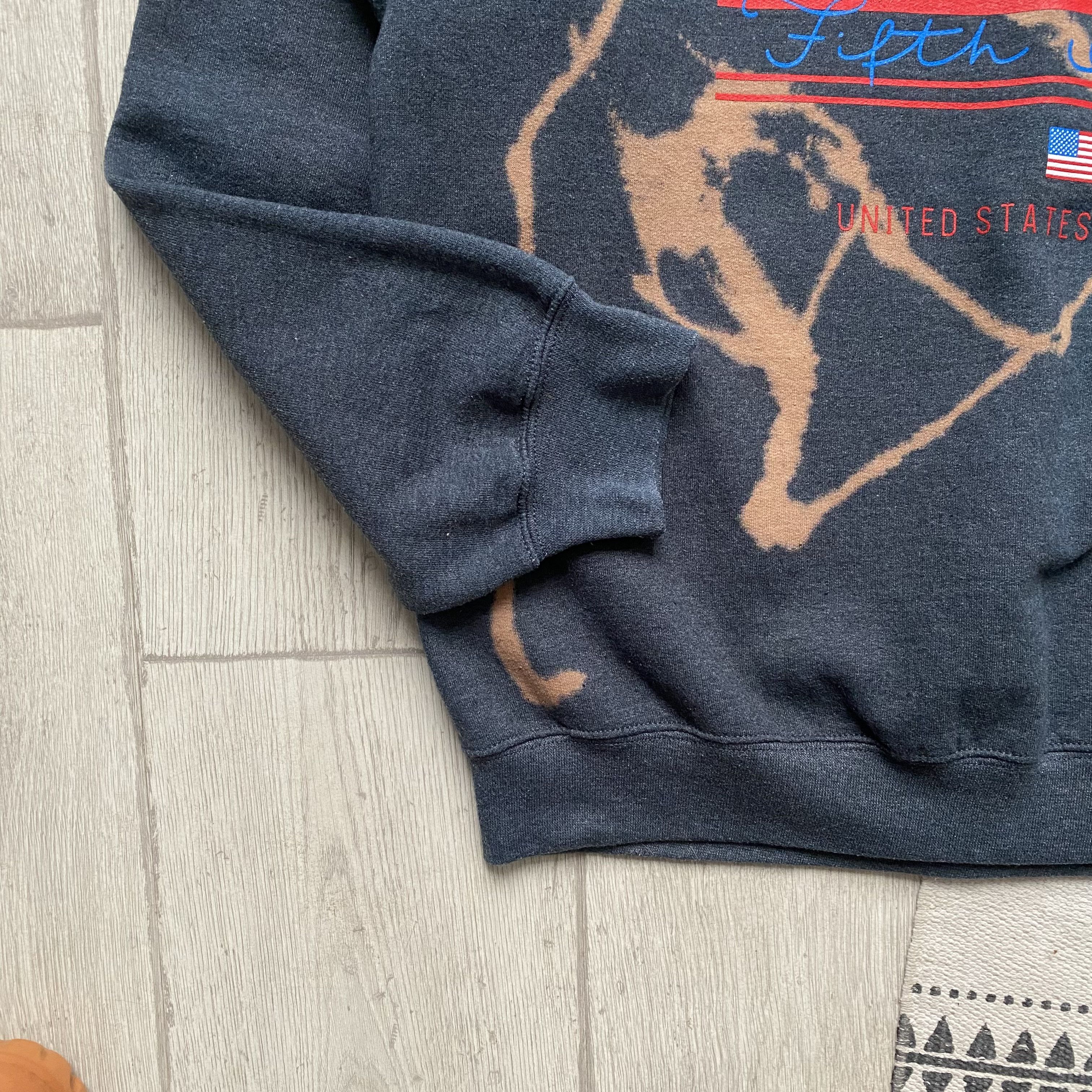 Hanes Custom Vintage New York NYC USA Sweatshirt Size US L / EU 52-54 / 3 - 4 Thumbnail
