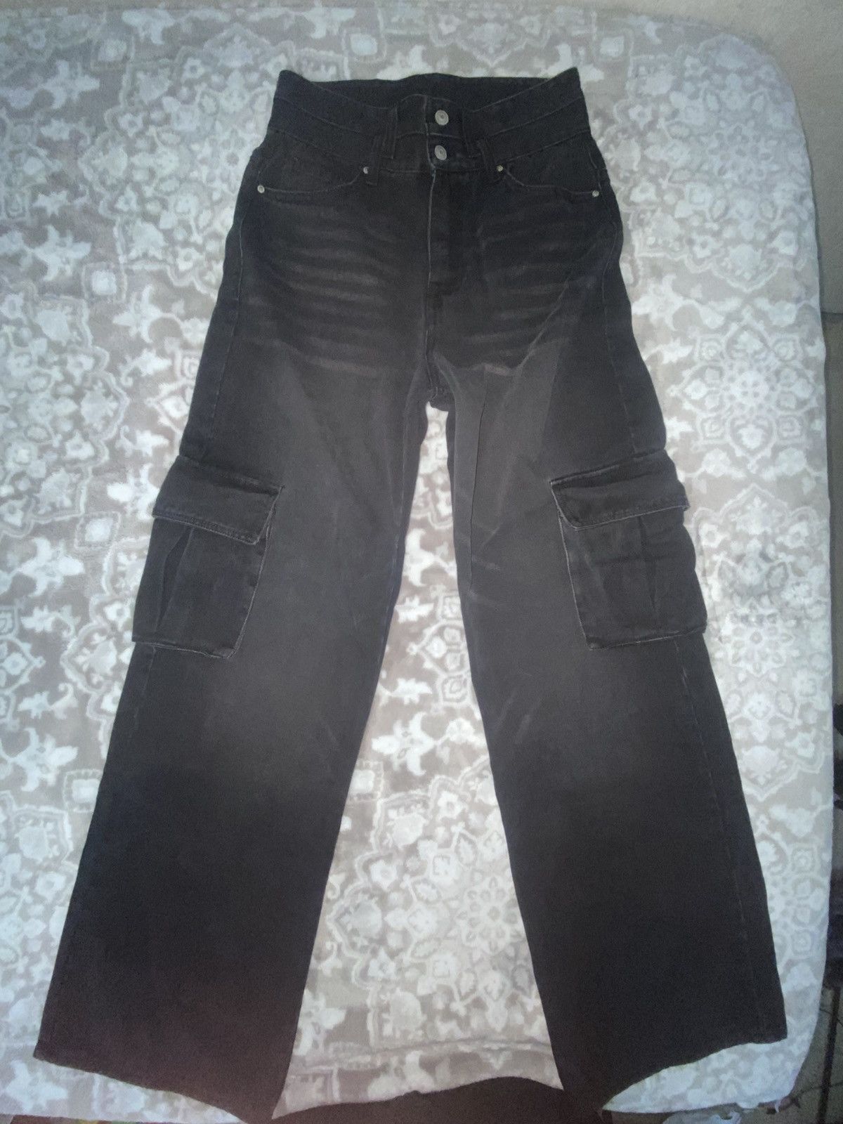 Other Celluloid- Double Waisted Baggy Cargo Denim Size US 30 / EU 46 - 1 Thumbnail