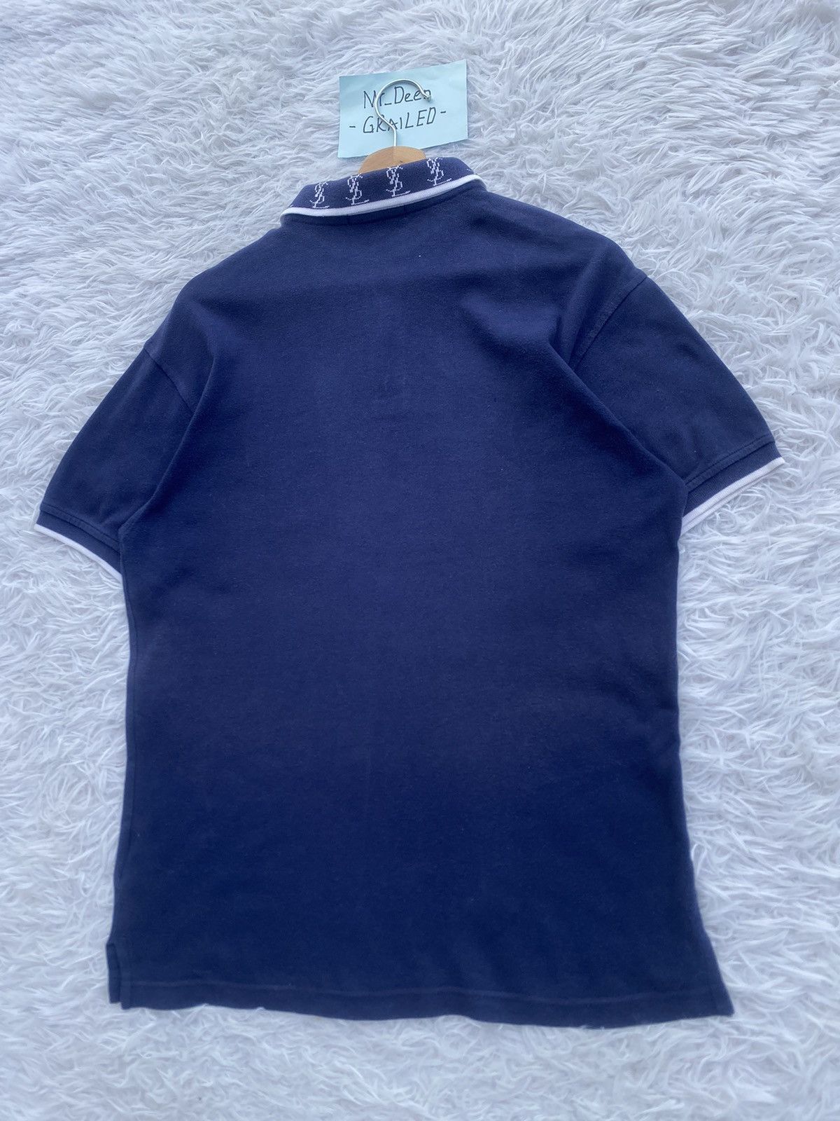 Yves Saint Laurent Rare Vintage YSL Yves Saint Laurent Polo Shirt Size US M / EU 48-50 / 2 - 14 Thumbnail