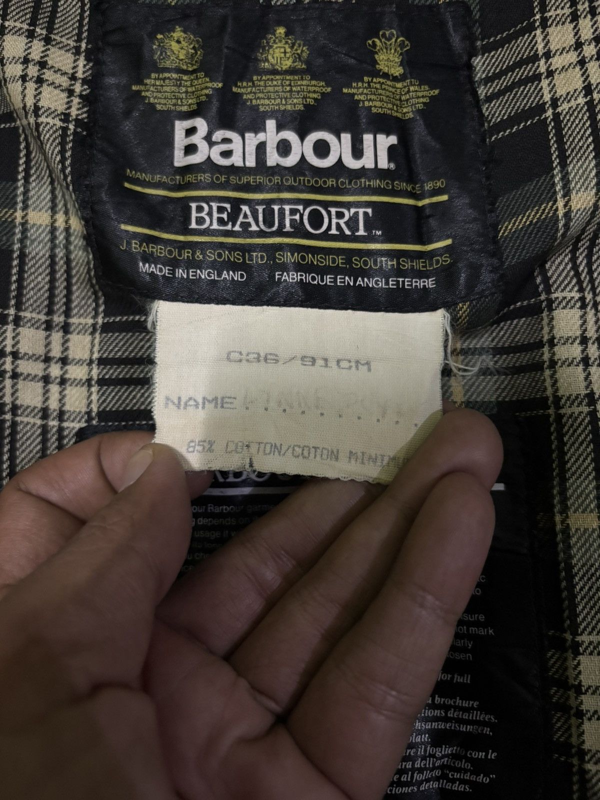 Barbour Barbour Beufort Waxed Cotton Jacket Size US M / EU 48-50 / 2 - 16 Thumbnail
