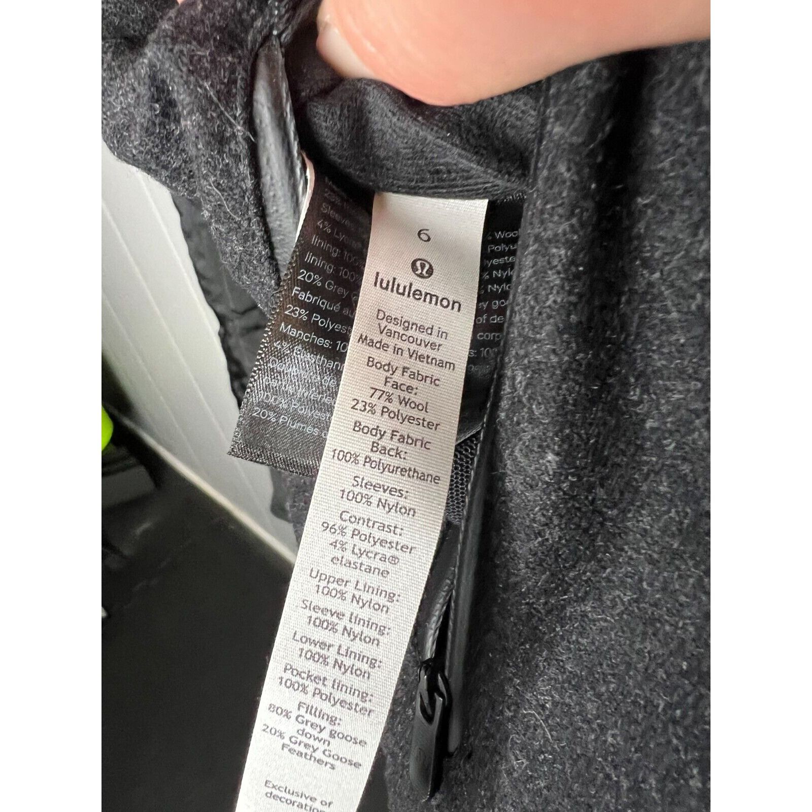 Lululemon Lululemon Roam Far Wool Reversible Down Bomber Jacket Women' Size M / US 6-8 / IT 42-44 - 5 Thumbnail
