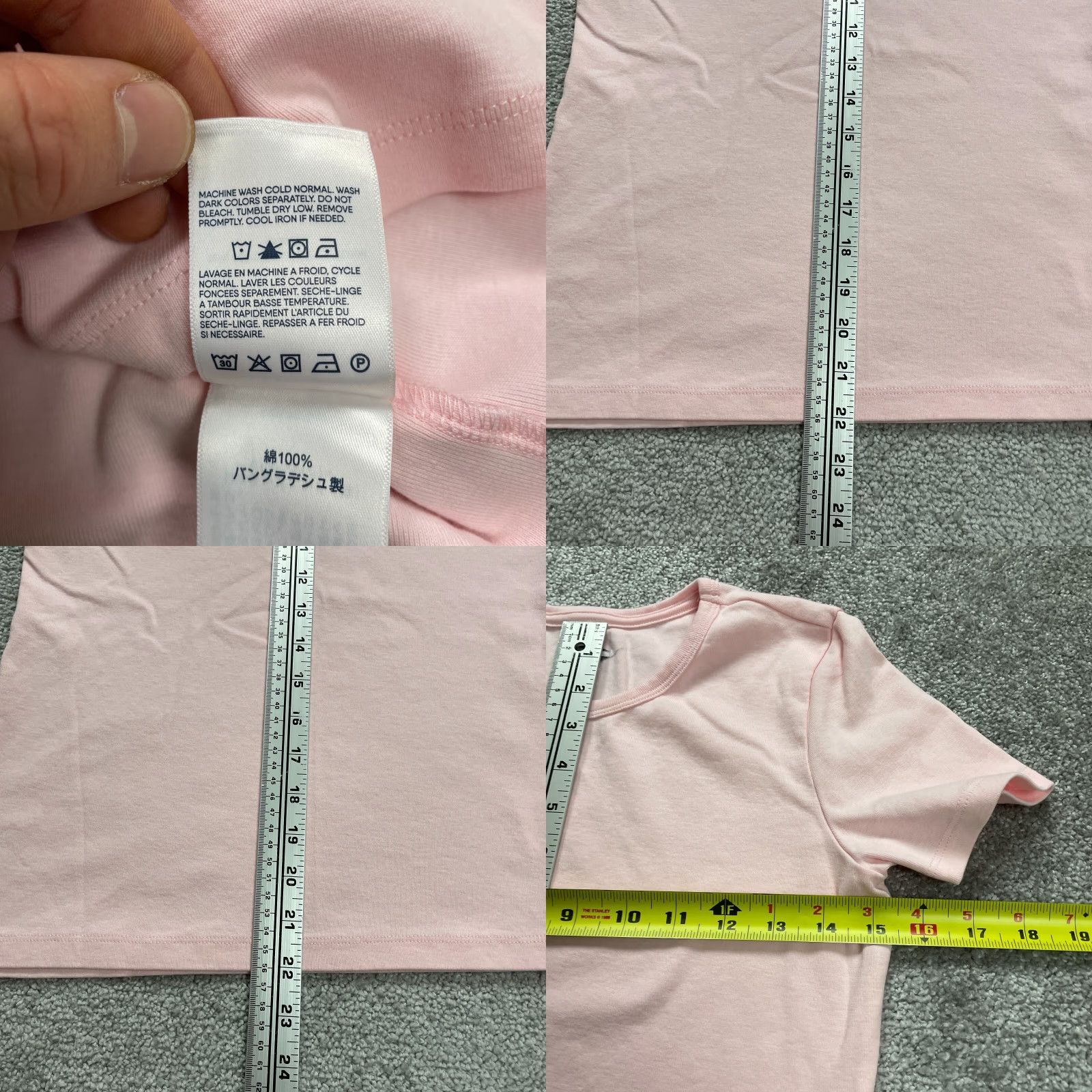 Lands' End VINTAGE Lands' End Women's T-Shirt Dress XS Pink Casual Cotton Short Sleeve Crew Neck Size XS / US 0-2 / IT 36-38 - 8 Thumbnail