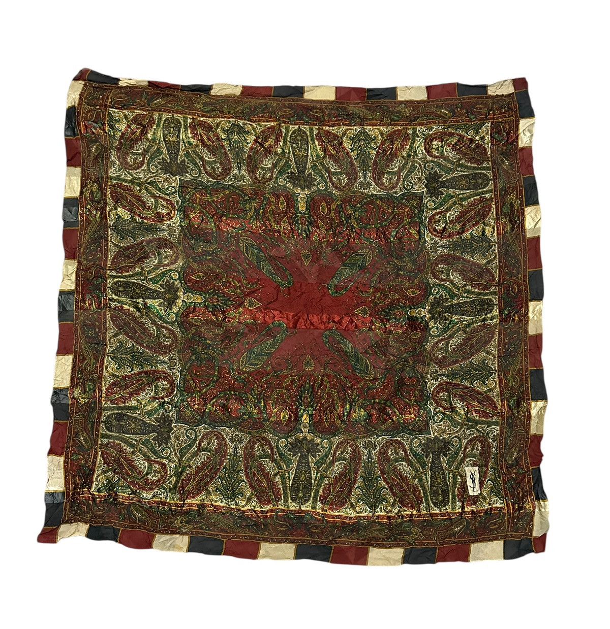Yves Saint Laurent Yves saint laurent silk scarf Size ONE SIZE - 9 Thumbnail