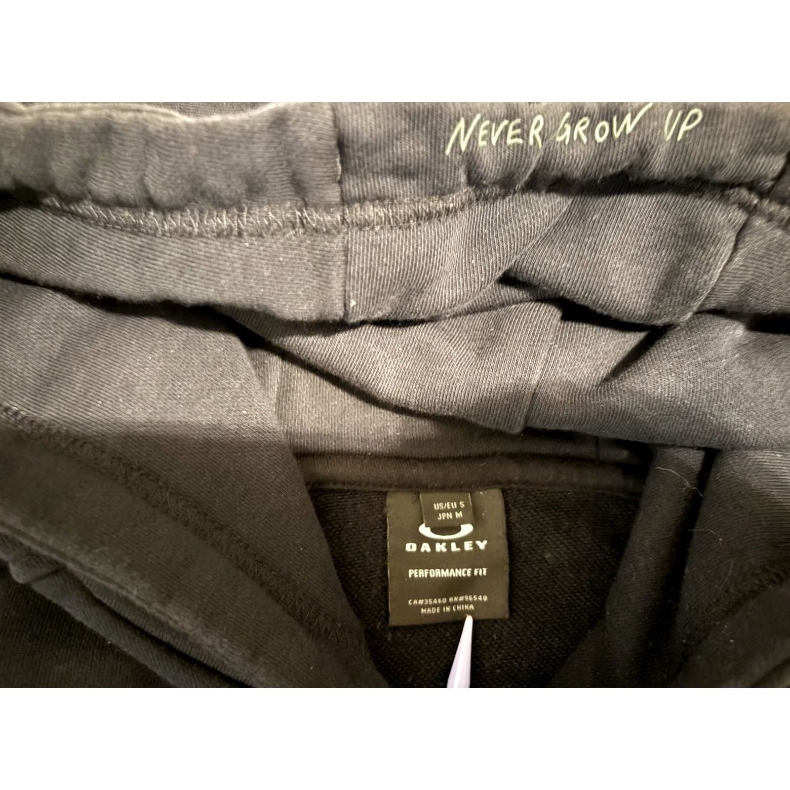 Oakley Oakley Skull Hoodie Pullover Black Sweatshirt Size S Men Regular Fleece Hooded Long Sleeve Sweatshirt Pattern: Solid Size US S / EU 44-46 / 1 - 4 Thumbnail