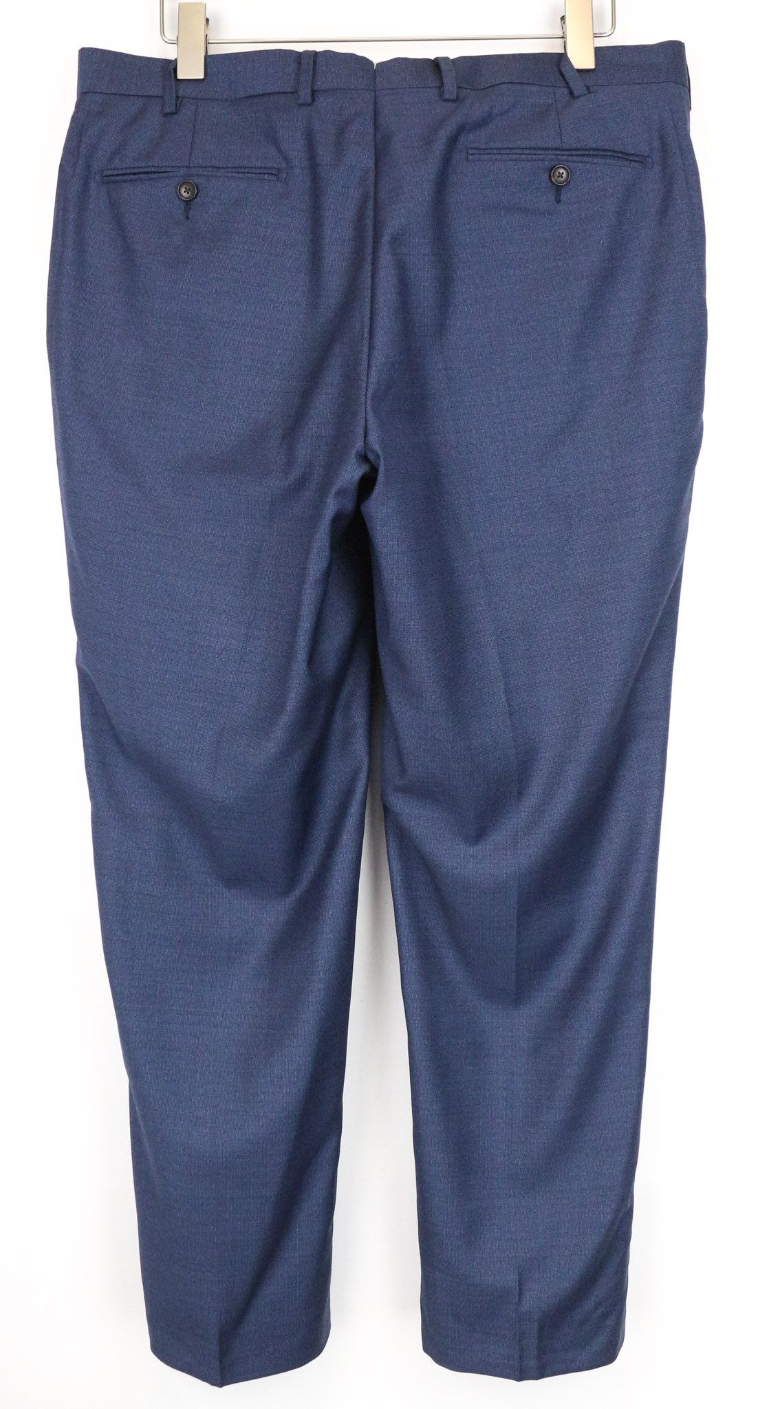 Suitsupply SIENNA UK44R Blue Wool Lined Trousers 75187 Size 44R - 2 Thumbnail