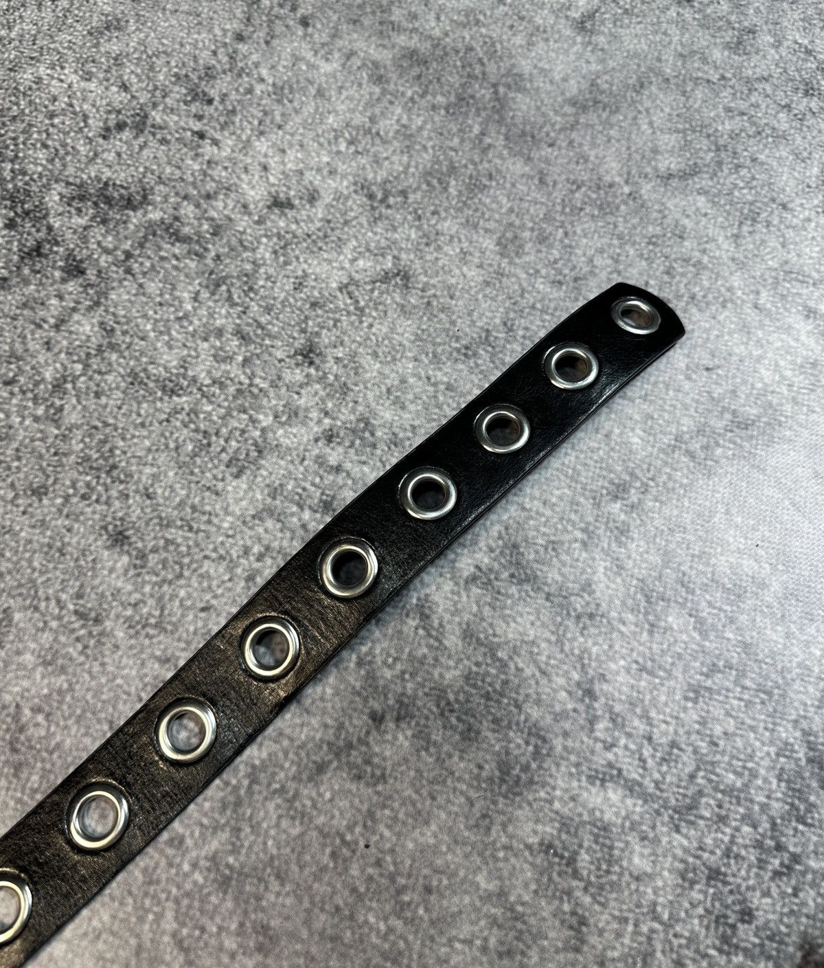 Other Y2K Leather Full Hole Belts Streetwear Opium Style Rare V Size ONE SIZE - 2 Thumbnail
