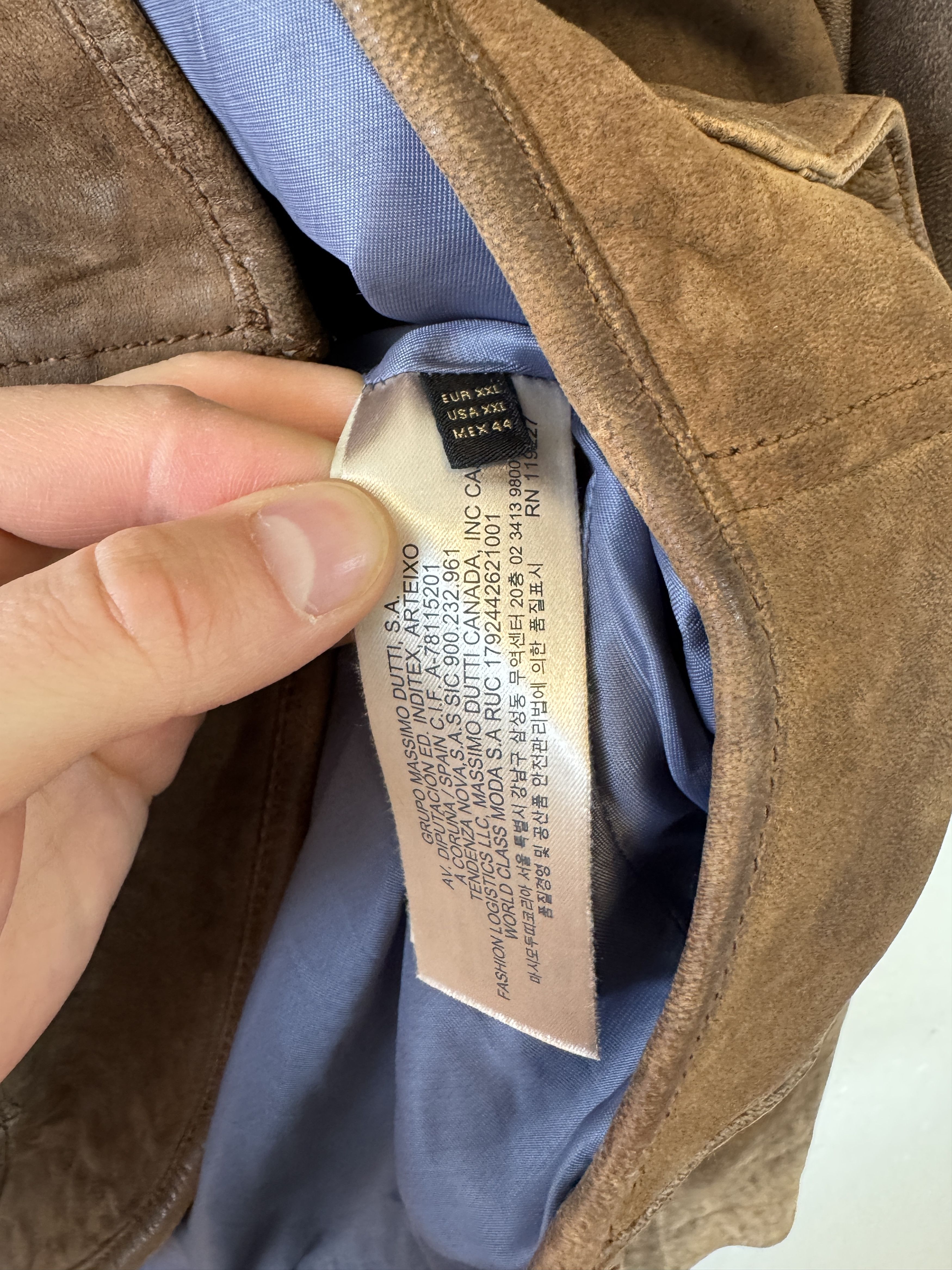 Massimo Dutti Massimo Dutti lamb sheep leather jacket brown XXL Size US XXL / EU 58 / 5 - 5 Thumbnail