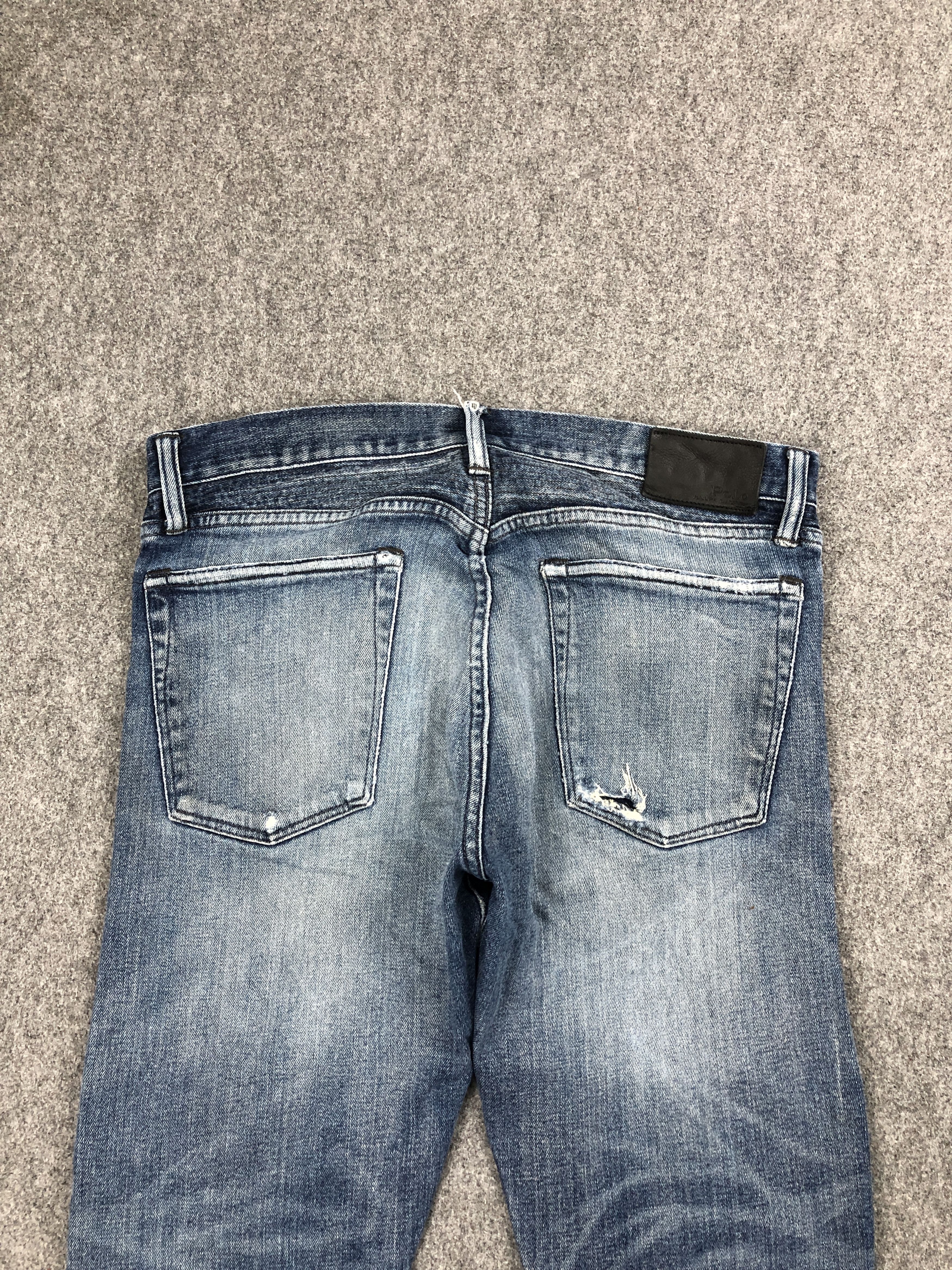 Polo Ralph Lauren × Vintage Vintage Polo Ralph Lauren Distressed Jeans DP2481 Size US 34 / EU 50 - 4 Thumbnail