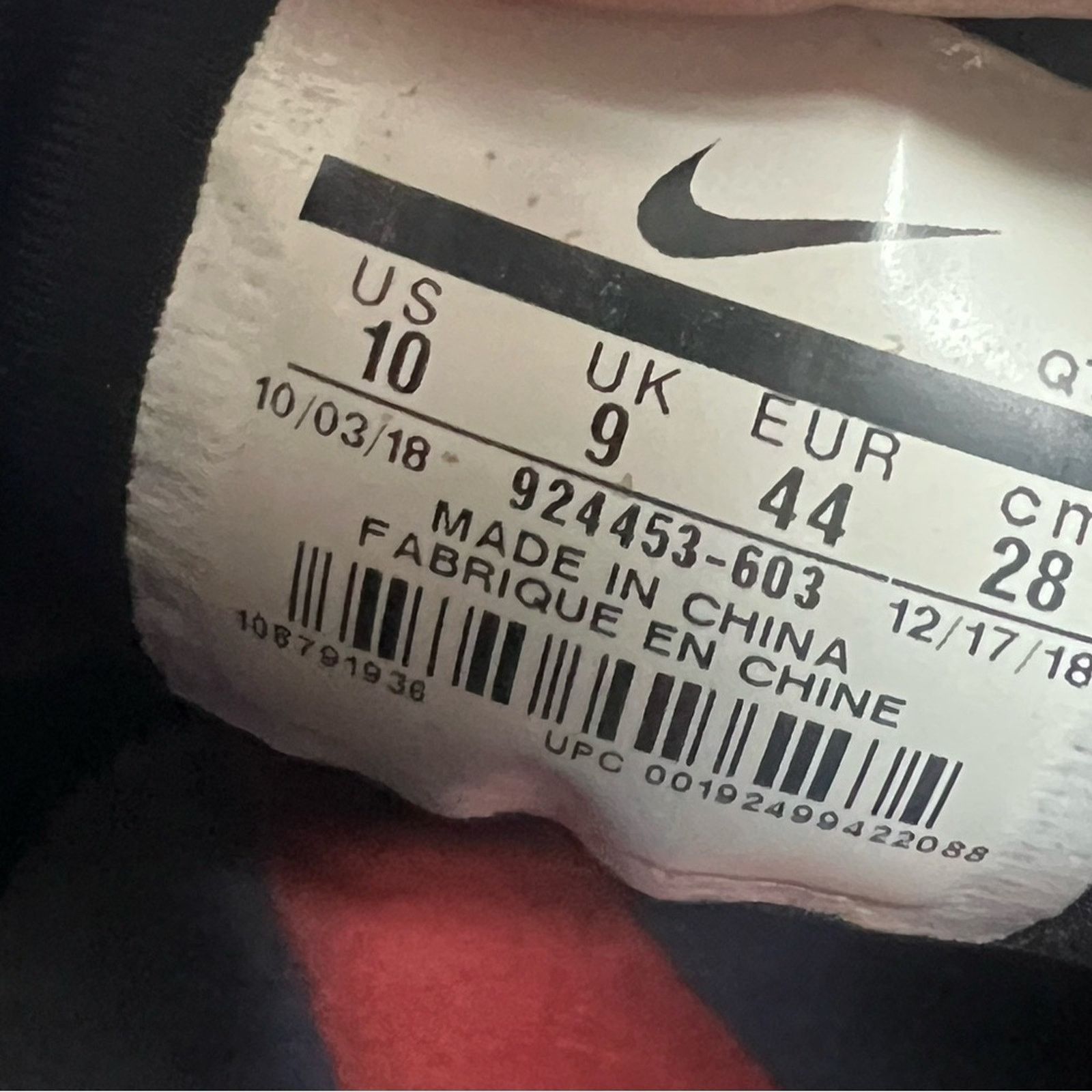 Nike Size 10 - Nike Air VaporMax Plus Active Fuchsia 924453-603 Size US 10 / EU 43 - 8 Thumbnail