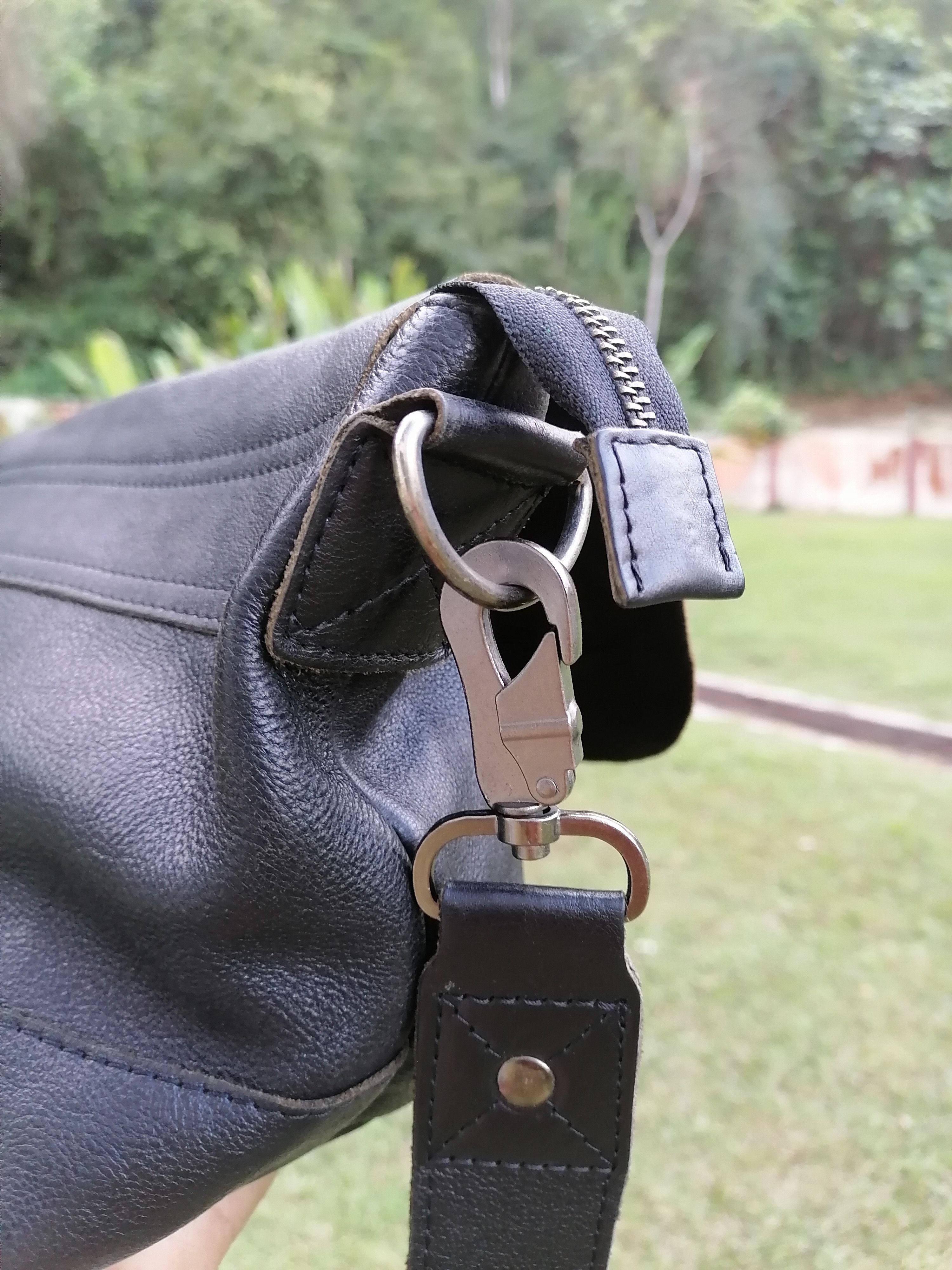 American Rag American Rag Cie Leather Craft Black Crossbody Bag Size ONE SIZE - 5 Thumbnail