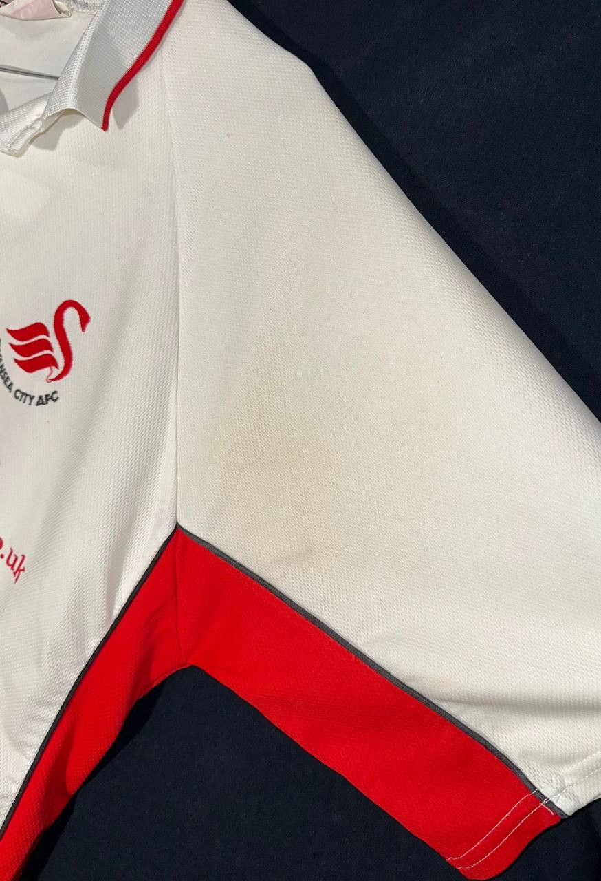 Vintage Swansea City fc home 2000 -2001 Bergoni football jersey tee Size US L / EU 52-54 / 3 - 3 Thumbnail