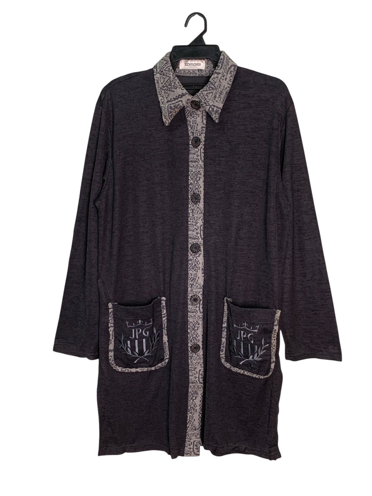 Japanese Brand Rare Design Vintage Tomomi JPG Long Cardigan Size L / US 10 / IT 46 - 1 Thumbnail