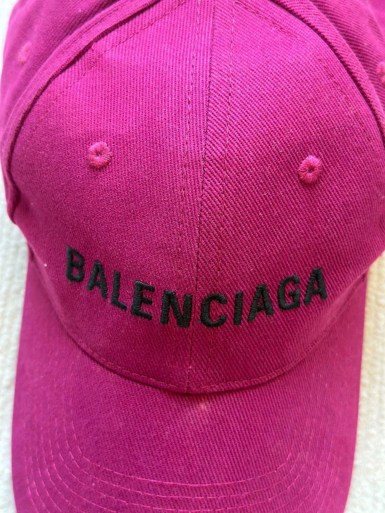 Balenciaga Balenciaga Old embroidered logo baseball cap in dragon frui Size ONE SIZE - 5 Thumbnail