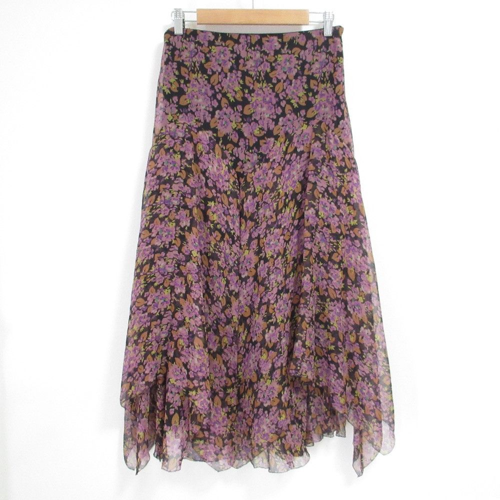 Ralph Lauren Ralph Lauren RRL Ralph Lauren Flower Print Sheer Long Skirt Textile Skirts DUTY FREE for USA Size ONE SIZE - 1 Thumbnail