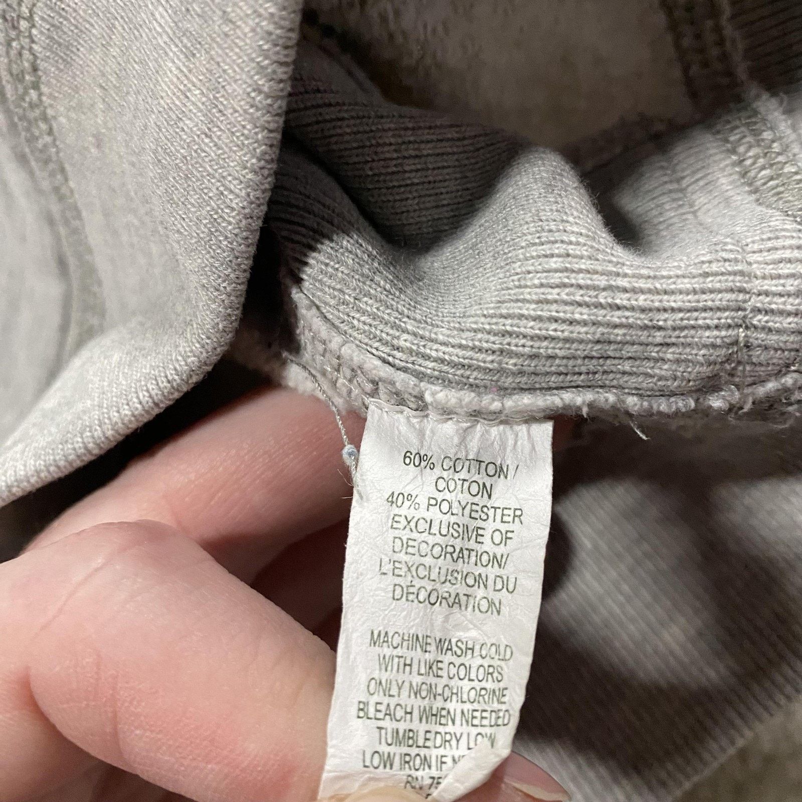 Abercrombie & Fitch × Vintage Y2K Abercrombie & Fitch Hoodie Sweatshirt Grey Grunge Size M / US 6-8 / IT 42-44 - 3 Thumbnail