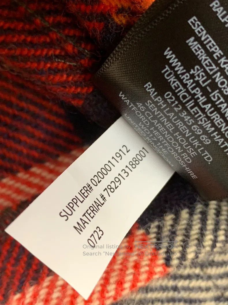 RRL Ralph Lauren RRL Ralph Lauren Pictorial style 100% wool multi bag workw Size US L / EU 52-54 / 3 - 8 Thumbnail