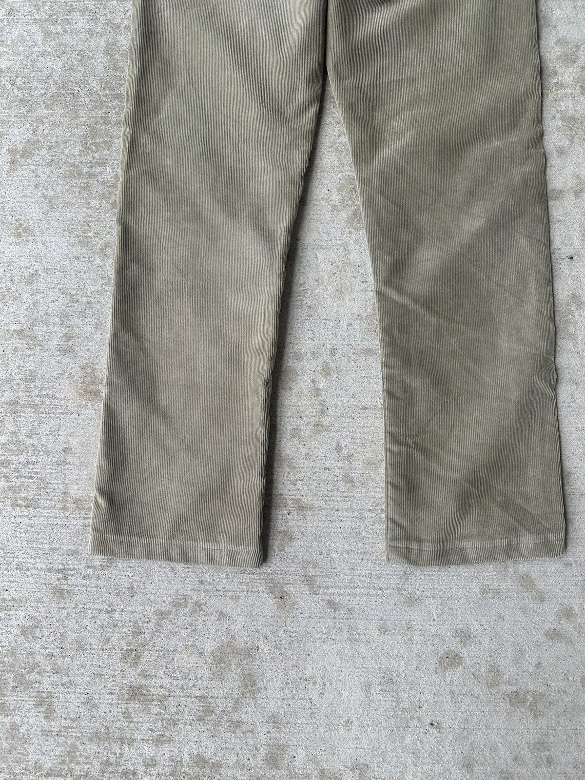 Other Vintage Olive Green Corduroy Pants Size US 33 - 9 Thumbnail