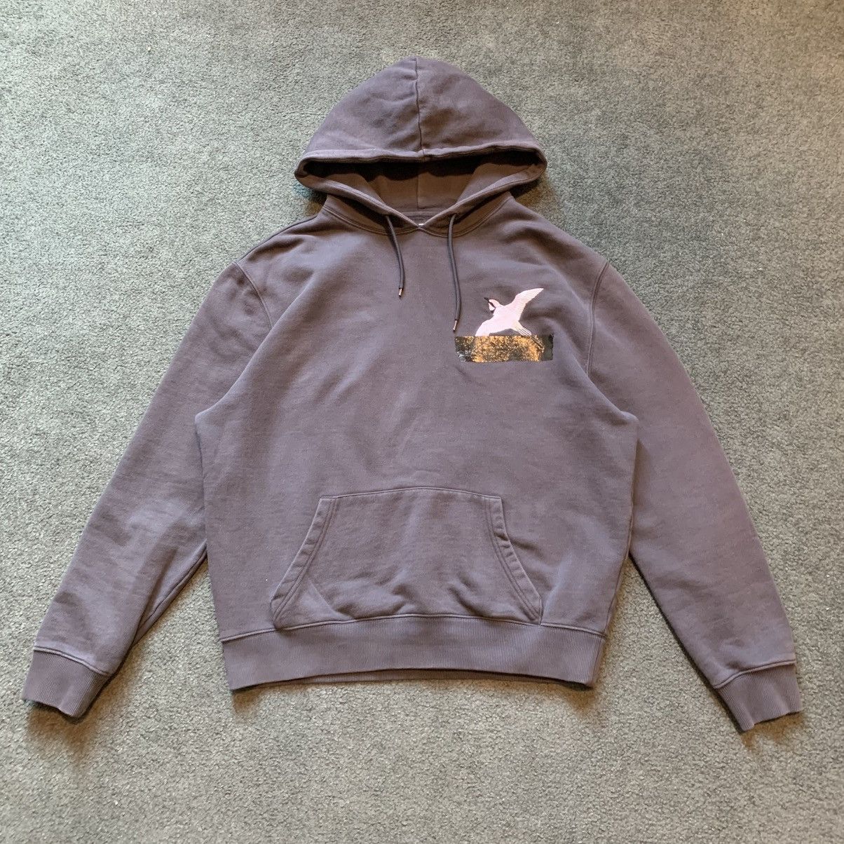 Axel Arigato Axel Arigato Grey Anti Bee Bird Hoodie Size US L / EU 52-54 / 3 - 1 Thumbnail
