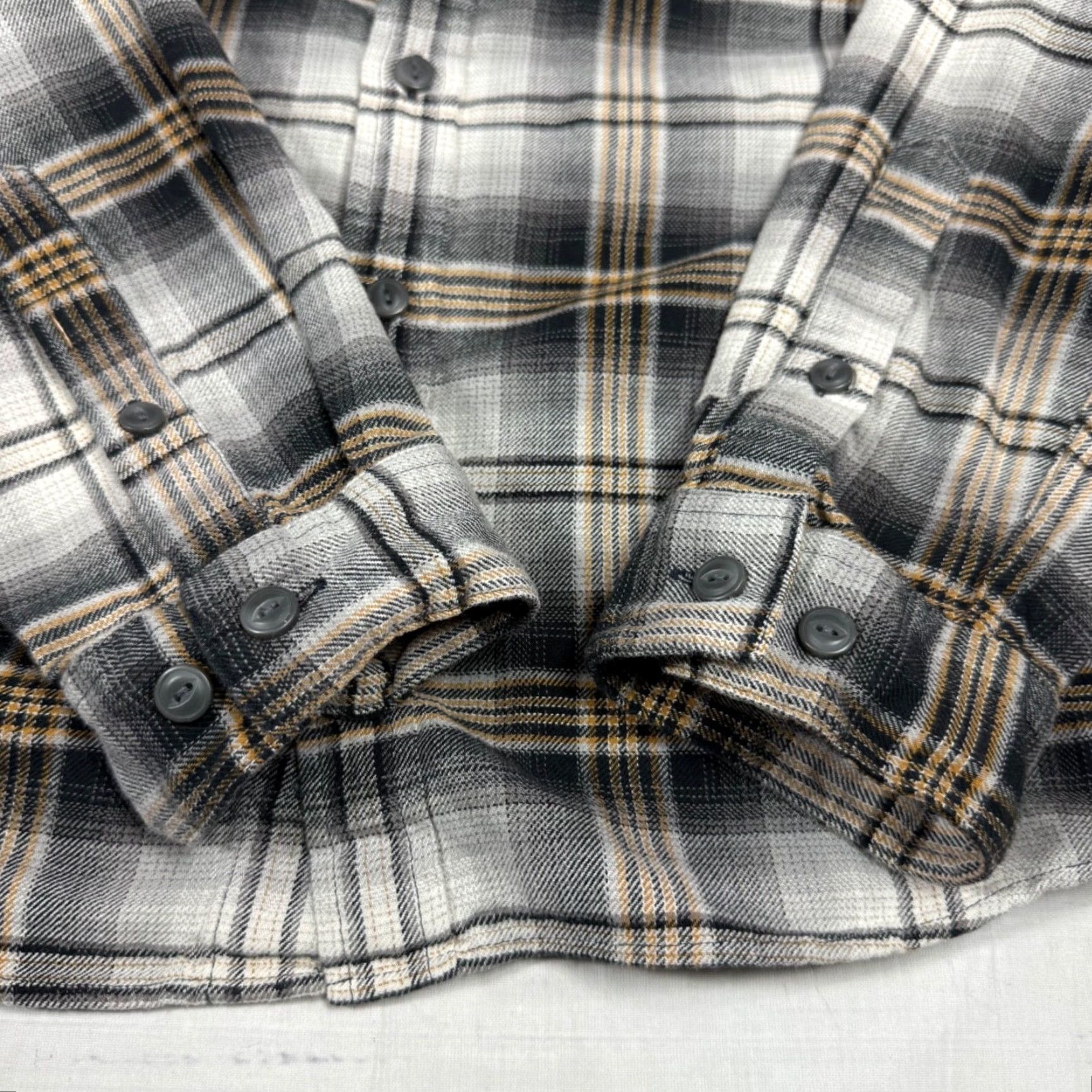 Patagonia Patagonia Womens Button-Up Plaid Flannel Shirt S Black/Gray Organic Cotton Size S / US 4 / IT 40 - 6 Thumbnail
