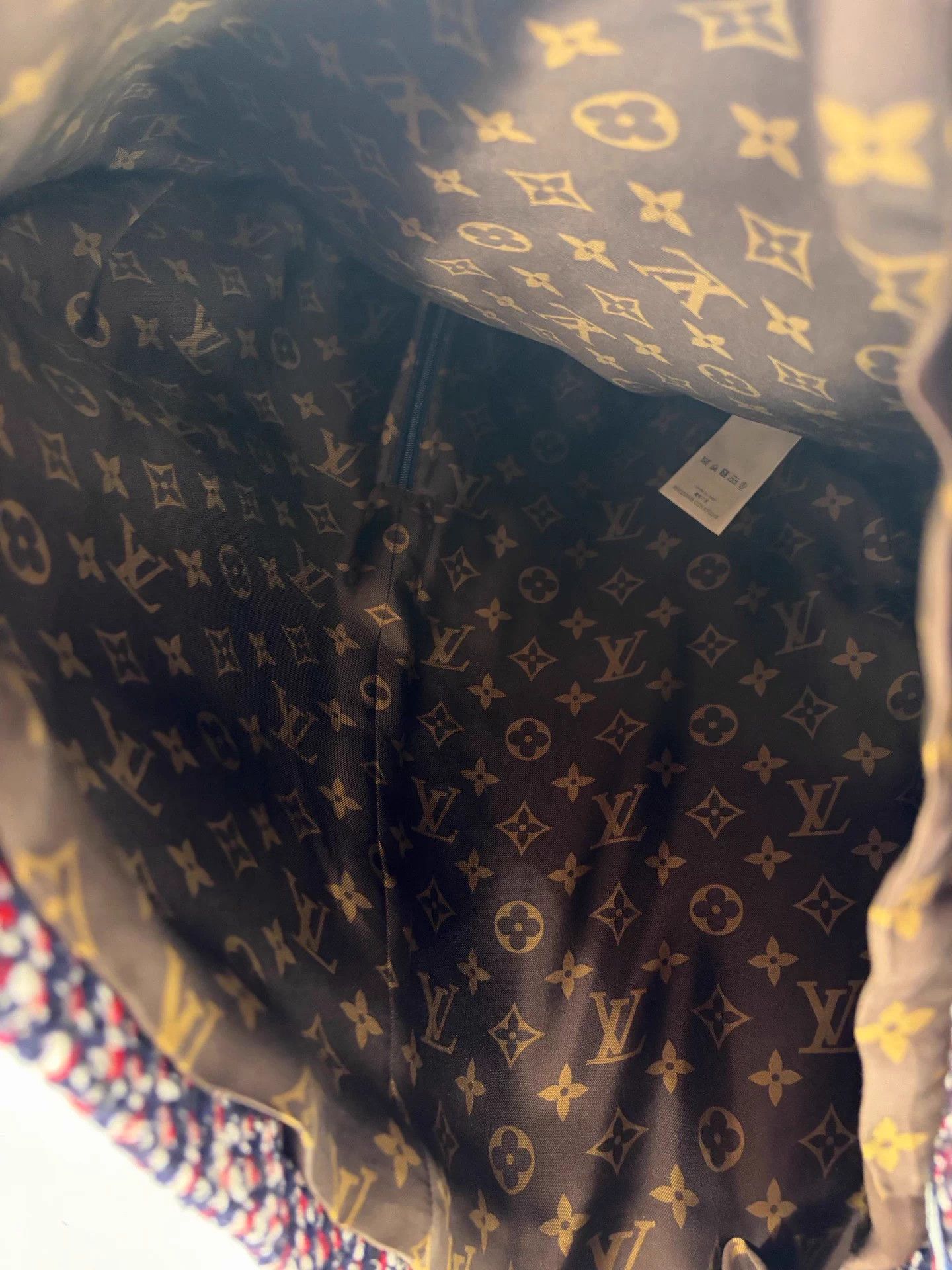 Louis Vuitton LV 23 Jin Chen Silk Lined Monogram Tweed Midi Skirt Size 36 Size 26" / US 2 / IT 38 - 5 Thumbnail