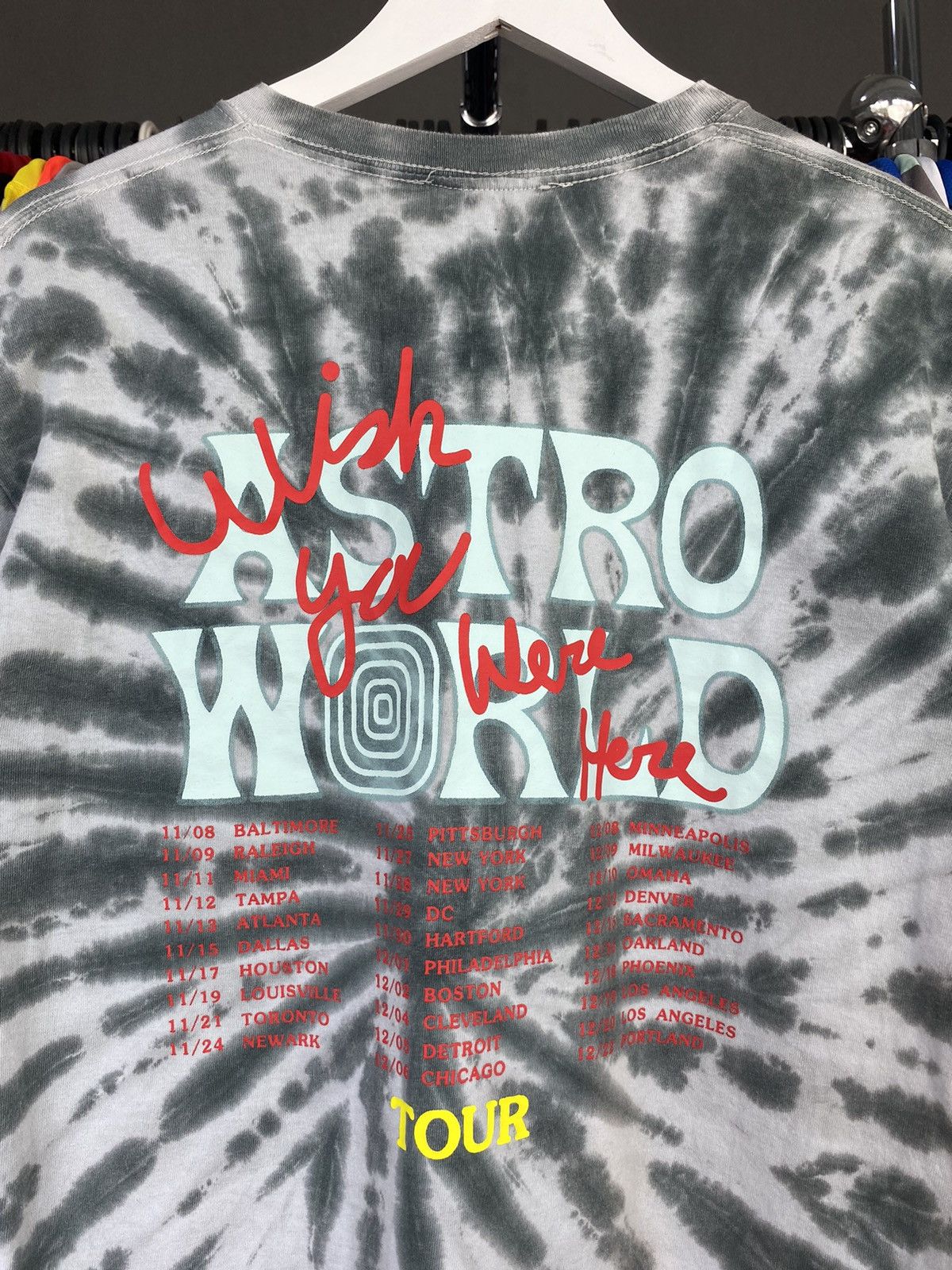 Travis Scott Travis Scott Shirt Astroworld Tour No Bystanders Tie Dye Tee Size US M / EU 48-50 / 2 - 5 Thumbnail