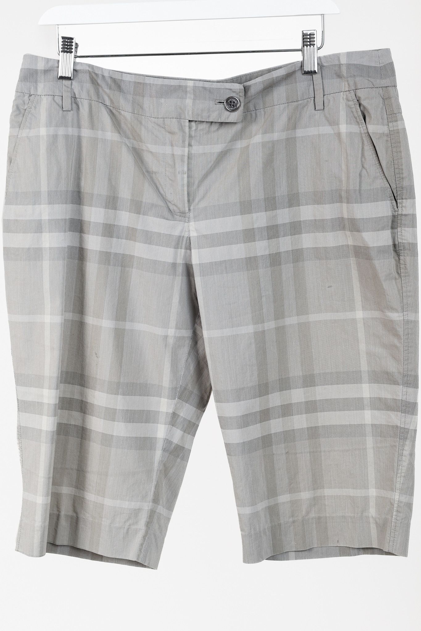 Burberry Burberry Slim City Grey Check Bermuda Shorts Size 34" / US 12 / IT 48 - 3 Thumbnail