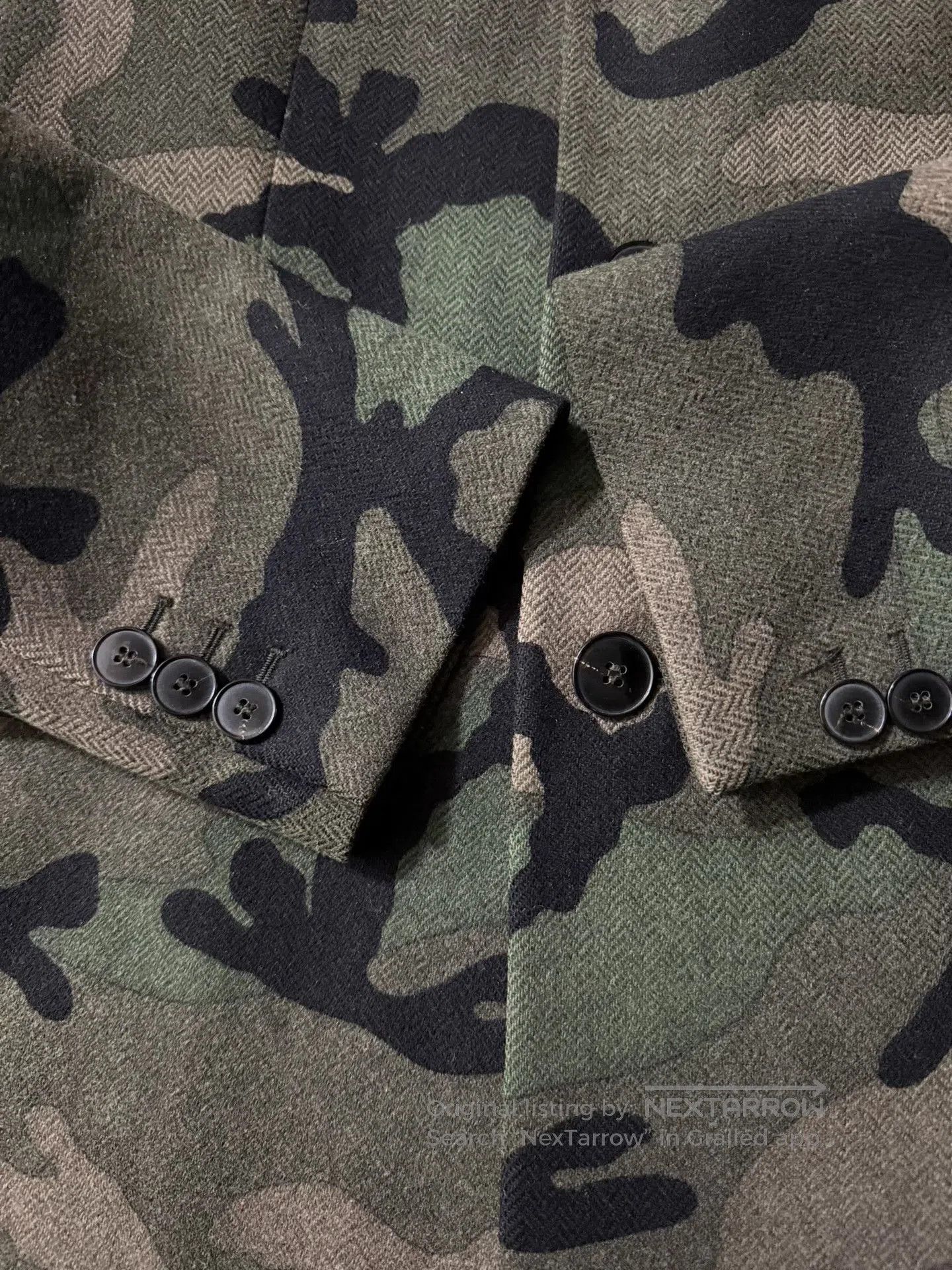 Valentino Valentino Runway Camo Wool Coat 48. Size US M / EU 48-50 / 2 - 5 Thumbnail