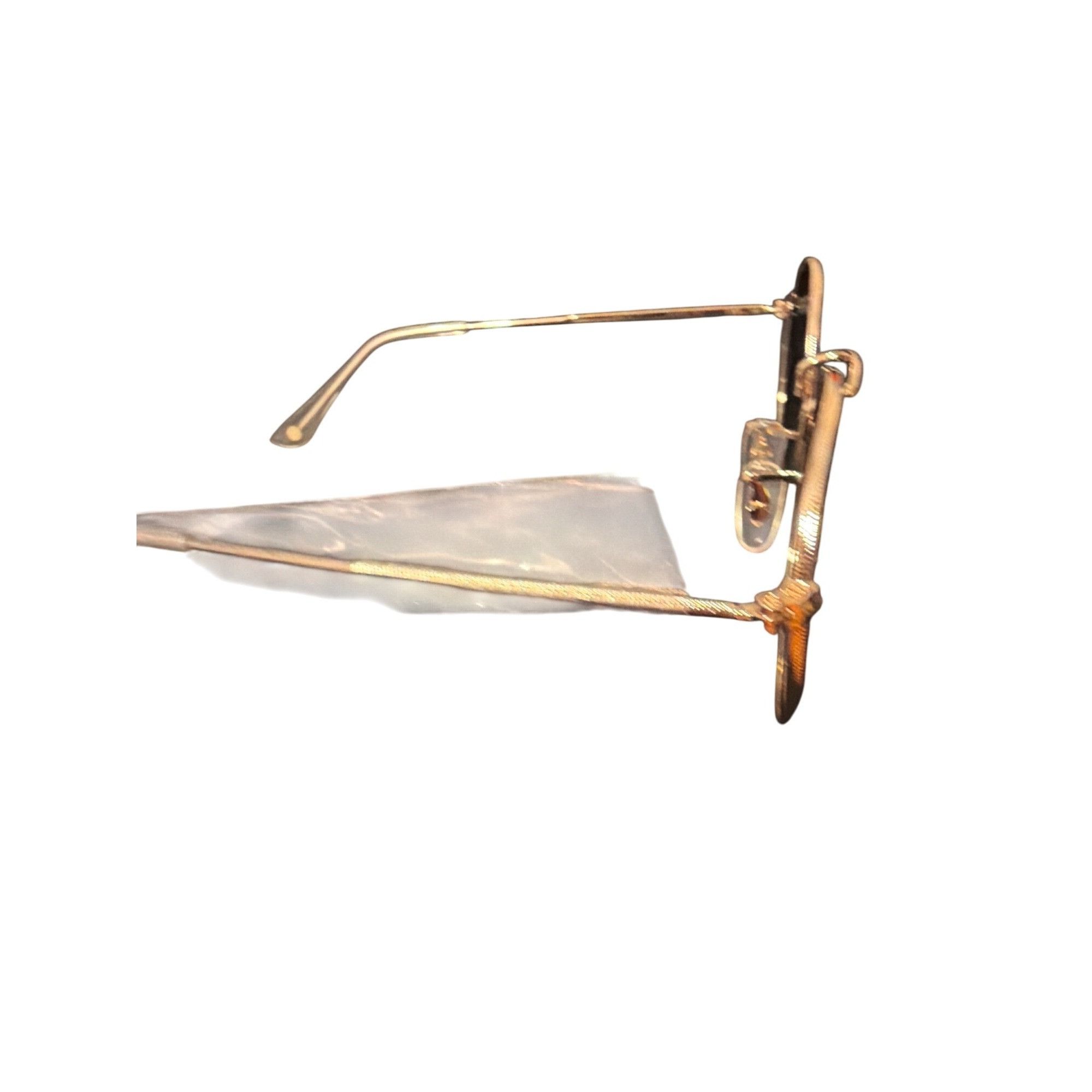Other Wearme Pro Polarized Round Sunglasses Gold Frame Black Lens Size ONE SIZE - 3 Thumbnail