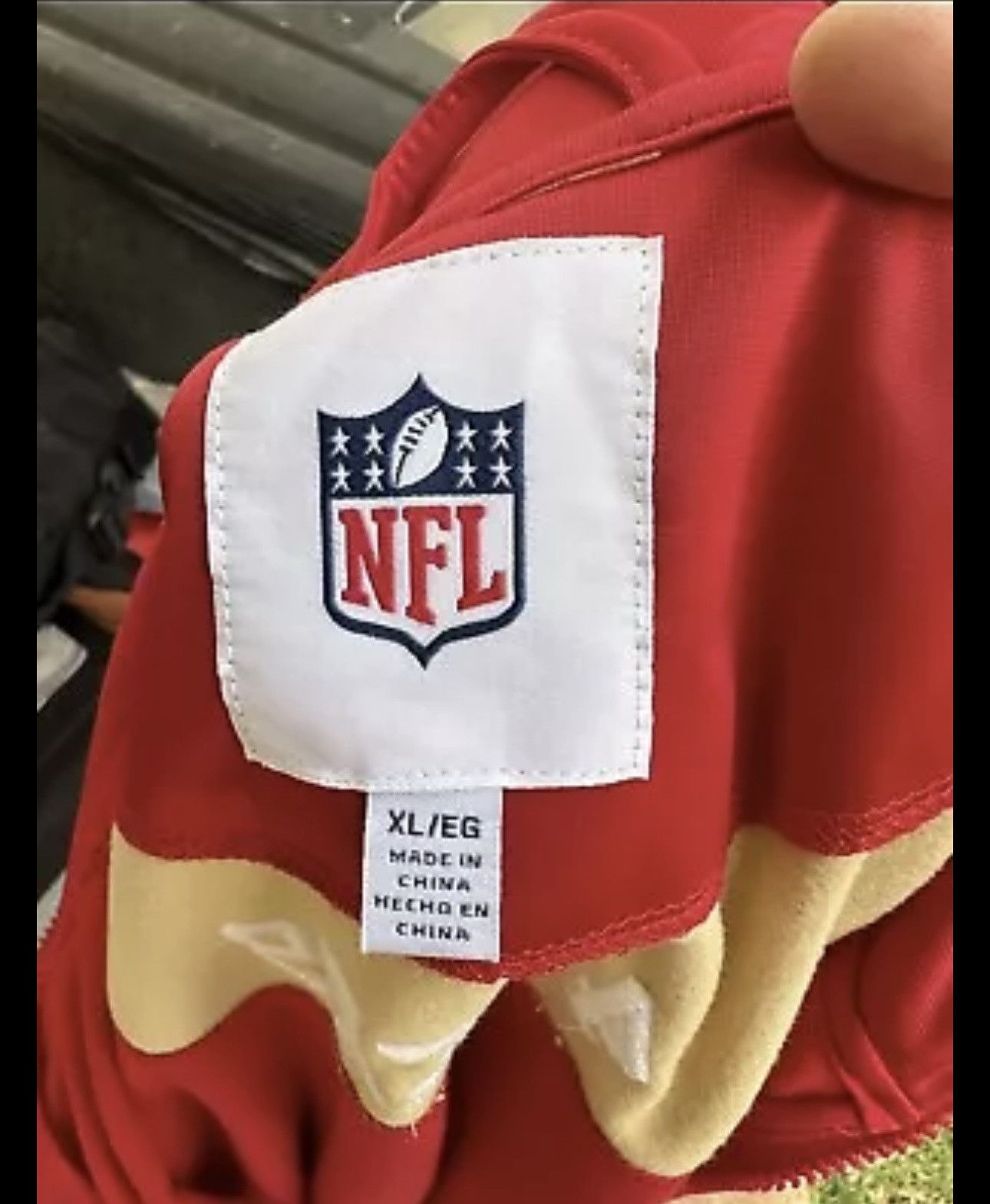 NFL San Francisco 49ers Jacket Men's XL Red NFL Embroidered Size US XL / EU 56 / 4 - 4 Thumbnail