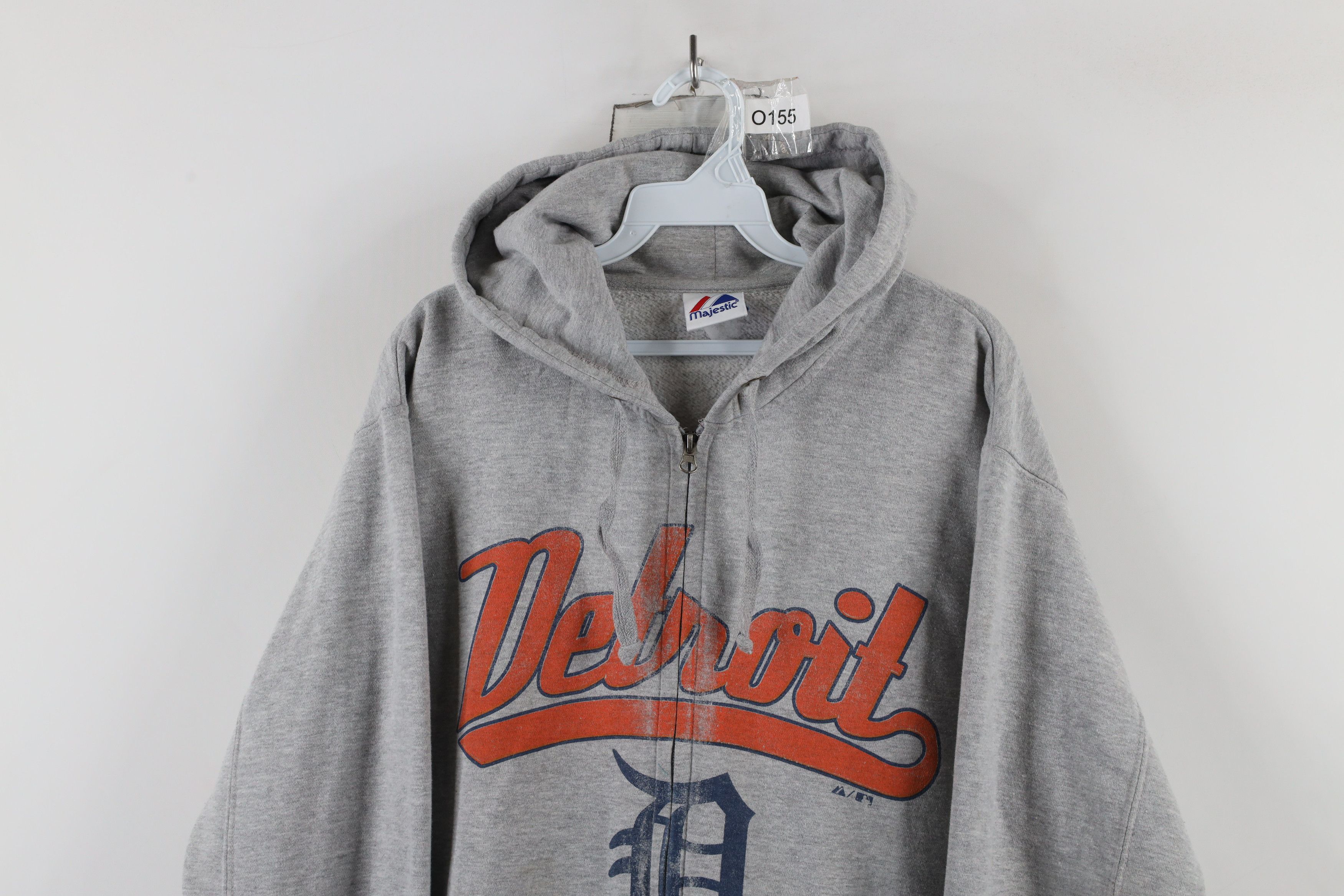 Majestic × Vintage Vintage Y2K Majestic Detroit Tigers Baseball Full Zip Hoodie Size US L / EU 52-54 / 3 - 2 Thumbnail