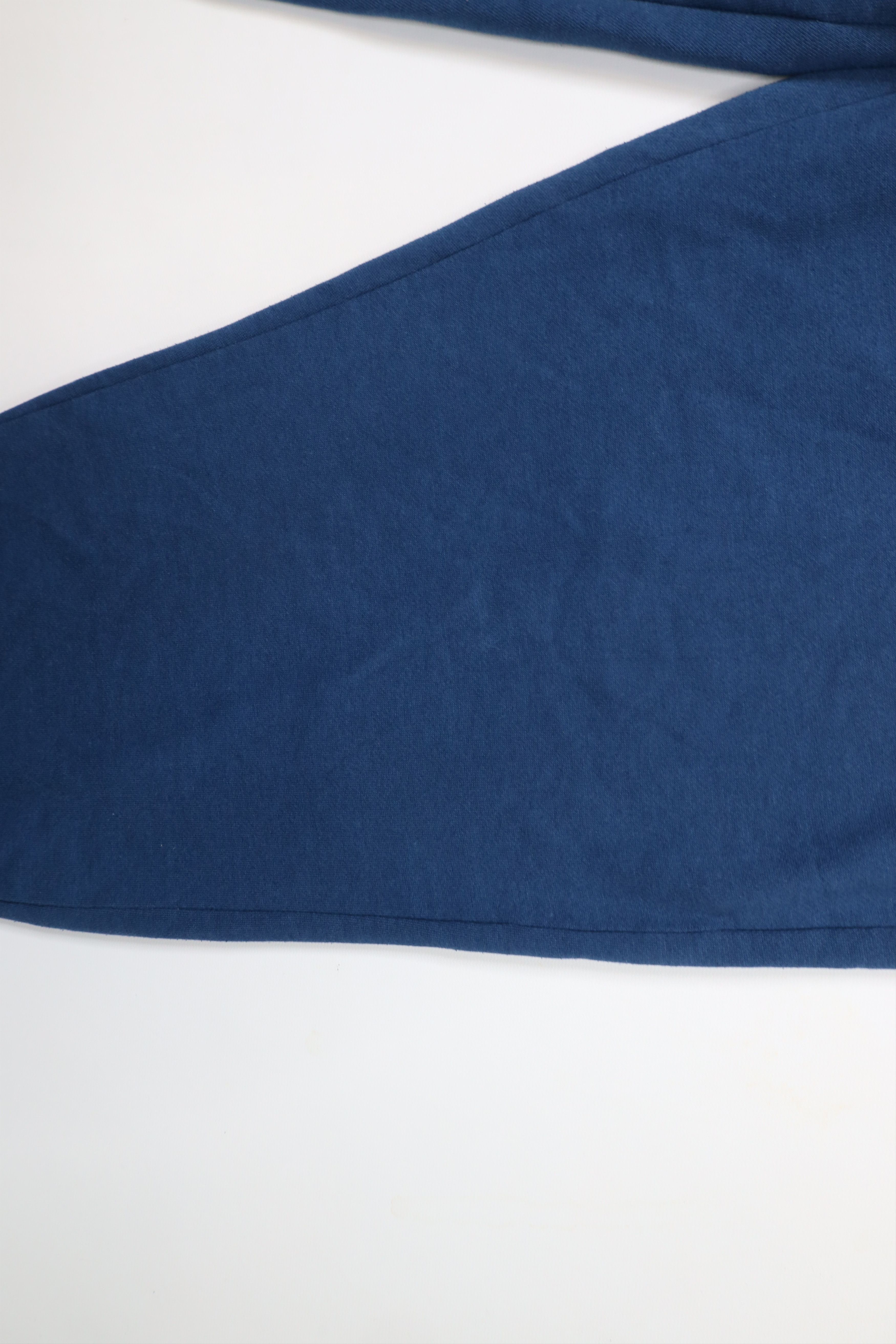 Vintage Vintage 90s Streetwear Blank Cuffed Sweatpants Joggers Blue Size US 36 / EU 52 - 6 Thumbnail