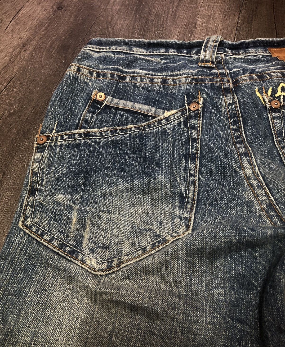 Japanese Brand × Vintage VINTAGE ANTGAUGE VAYAMOS MEXICO JEANS RARE DESIGN (UNISEX) Size US 29 - 21 Thumbnail