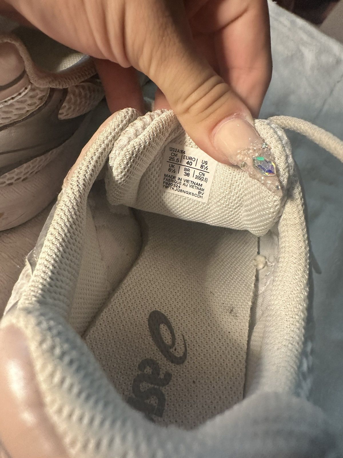 Asics Asics Gel 1130 ‘White Neutral Pink’ Size US 8.5 / IT 38.5 - 5 Thumbnail