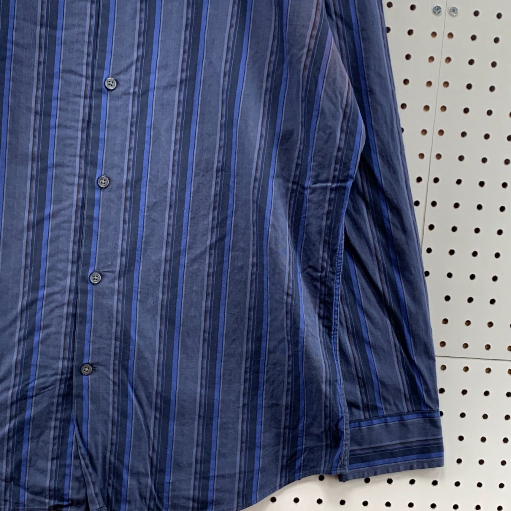 Banana Republic Banana Republic Button-Up Shirt Mens M Long Sleeve Blue Striped Casual Business Shirt Size US L / EU 52-54 / 3 - 4 Thumbnail