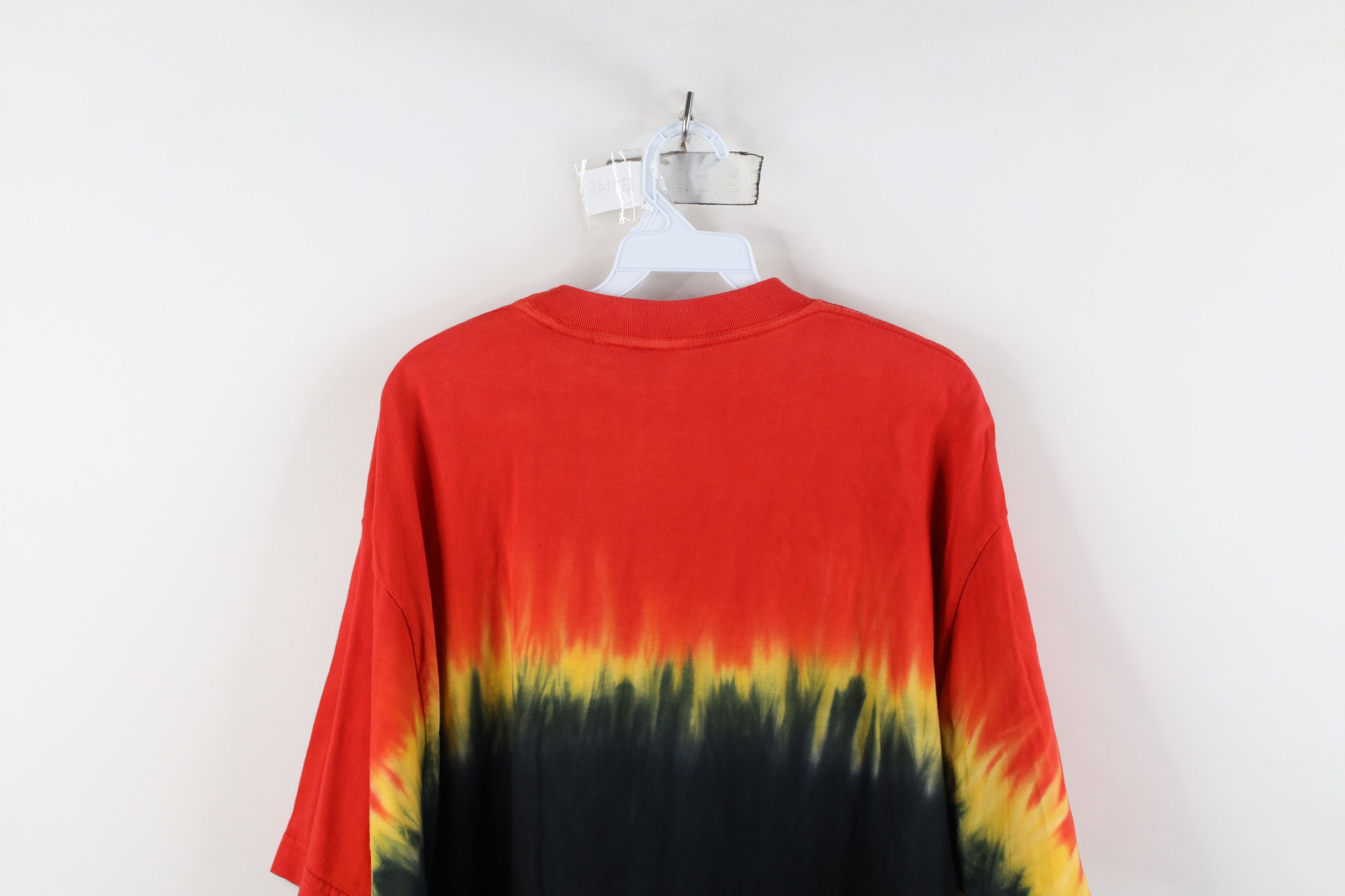 Vintage Vintage 90s Streetwear Fire Flames Engine Car Racing T-Shirt Size US XXL / EU 58 / 5 - 9 Thumbnail