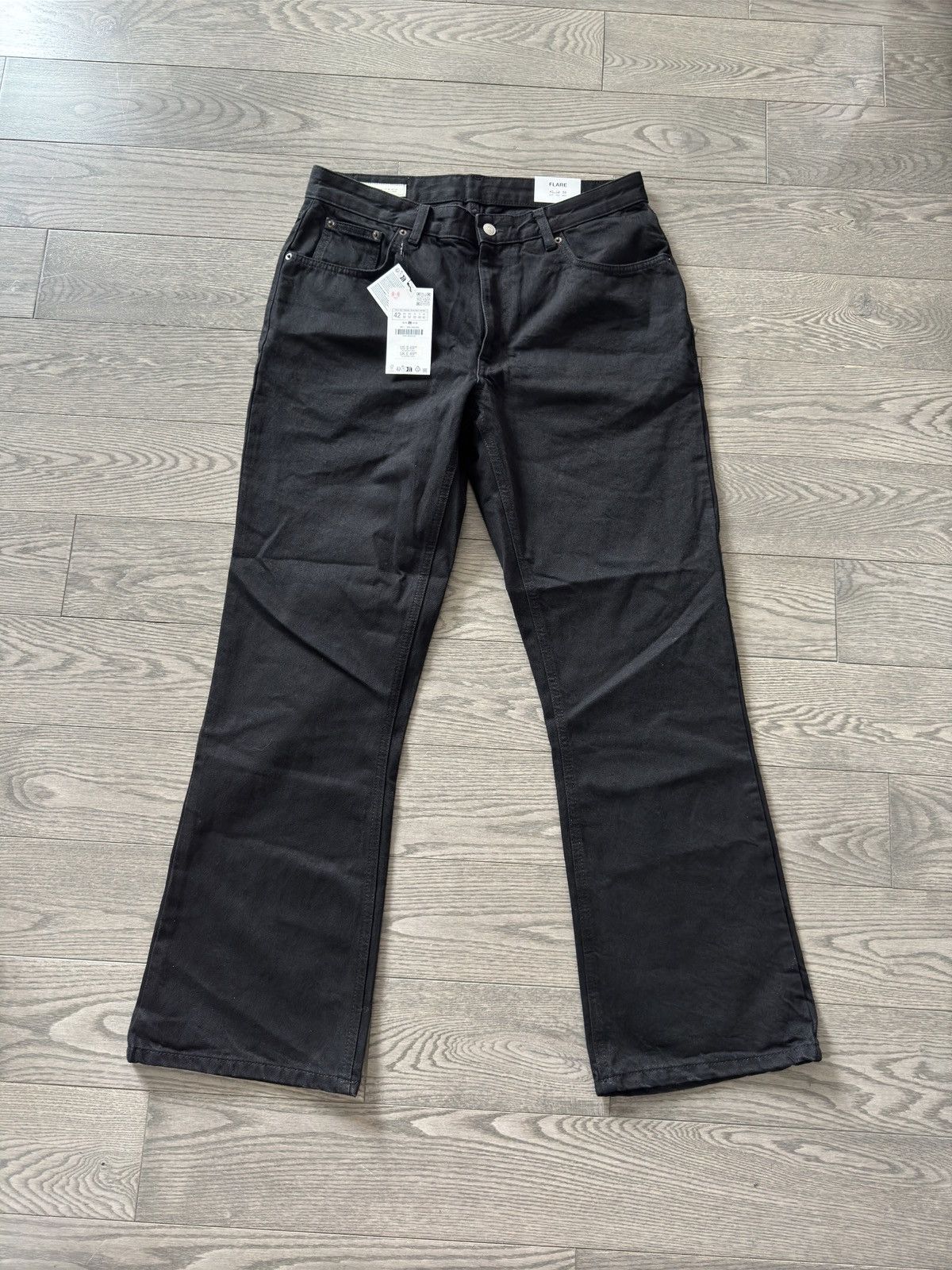 Zara Black Bootcut Jeans Size US 32 / EU 48 - 1 Thumbnail
