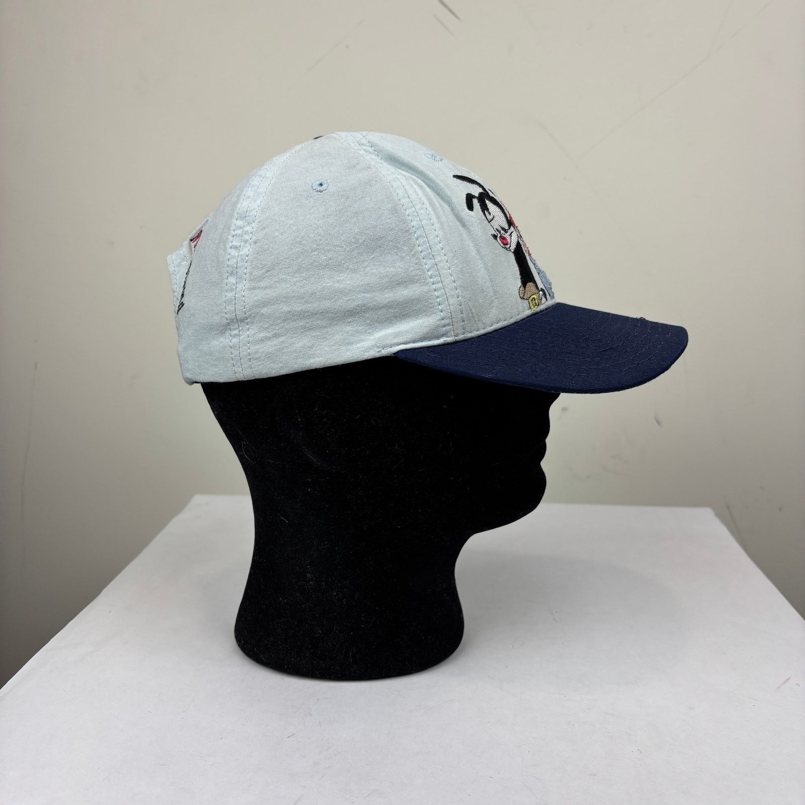 Warner Bros 90s Animaniacs Be Afraid Hat Snapback Baseball Cap Size ONE SIZE - 3 Thumbnail