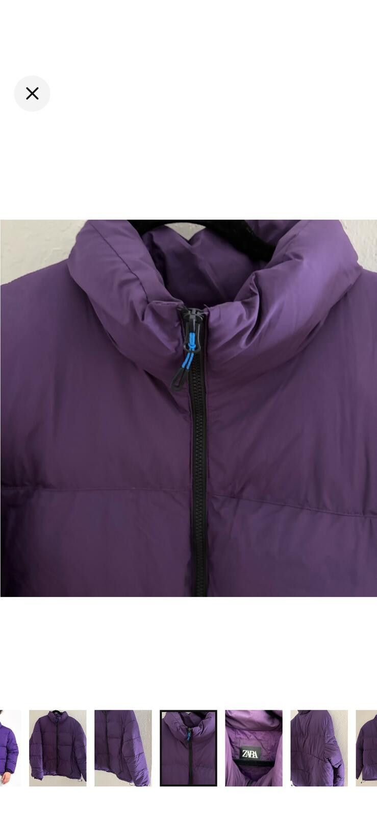 Zara Zara Men's Bold Purple Puffer Jacket Size US XXL / EU 58 / 5 - 3 Thumbnail