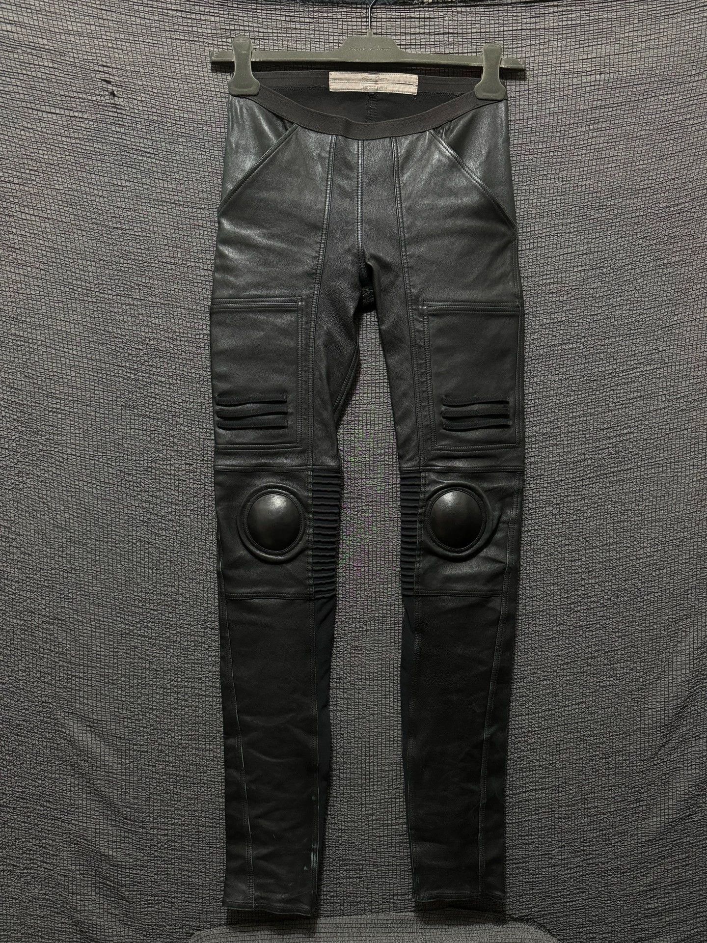 Rick Owens rick owens leather pants Size US 40 / EU 56 - 1 Thumbnail