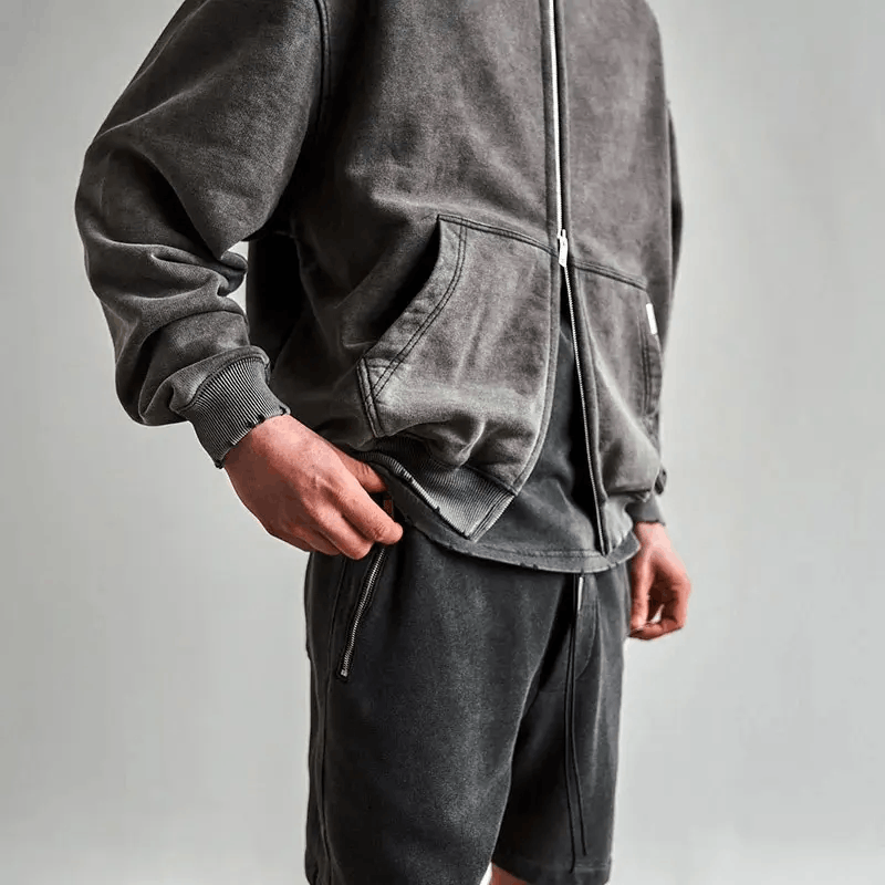 Japanese Brand × Vintage Distressed Hoodie Sweater Highstreet New China Streerwear Size US XL / EU 56 / 4 - 3 Thumbnail