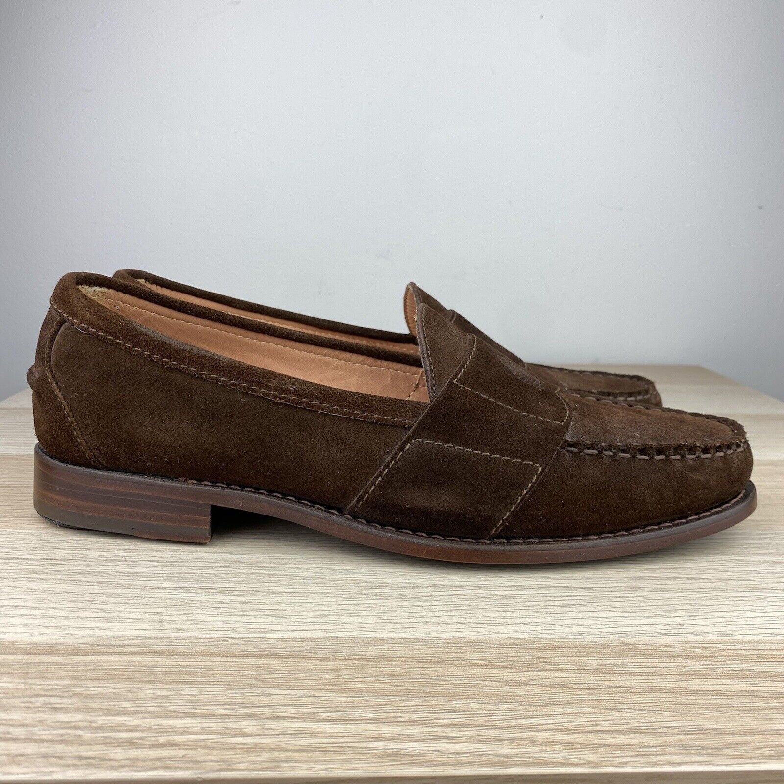 Polo Ralph Lauren Vintage Polo Ralph Lauren Suede Crest Loafers Leather 11.5D Size US 11.5 / EU 44-45 - 5 Thumbnail