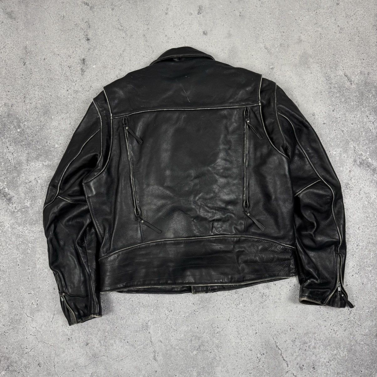 Harley Davidson × Vintage Harley Davidson Vintage Motorcycle Biker Leather Jacket Size US XL / EU 56 / 4 - 7 Thumbnail