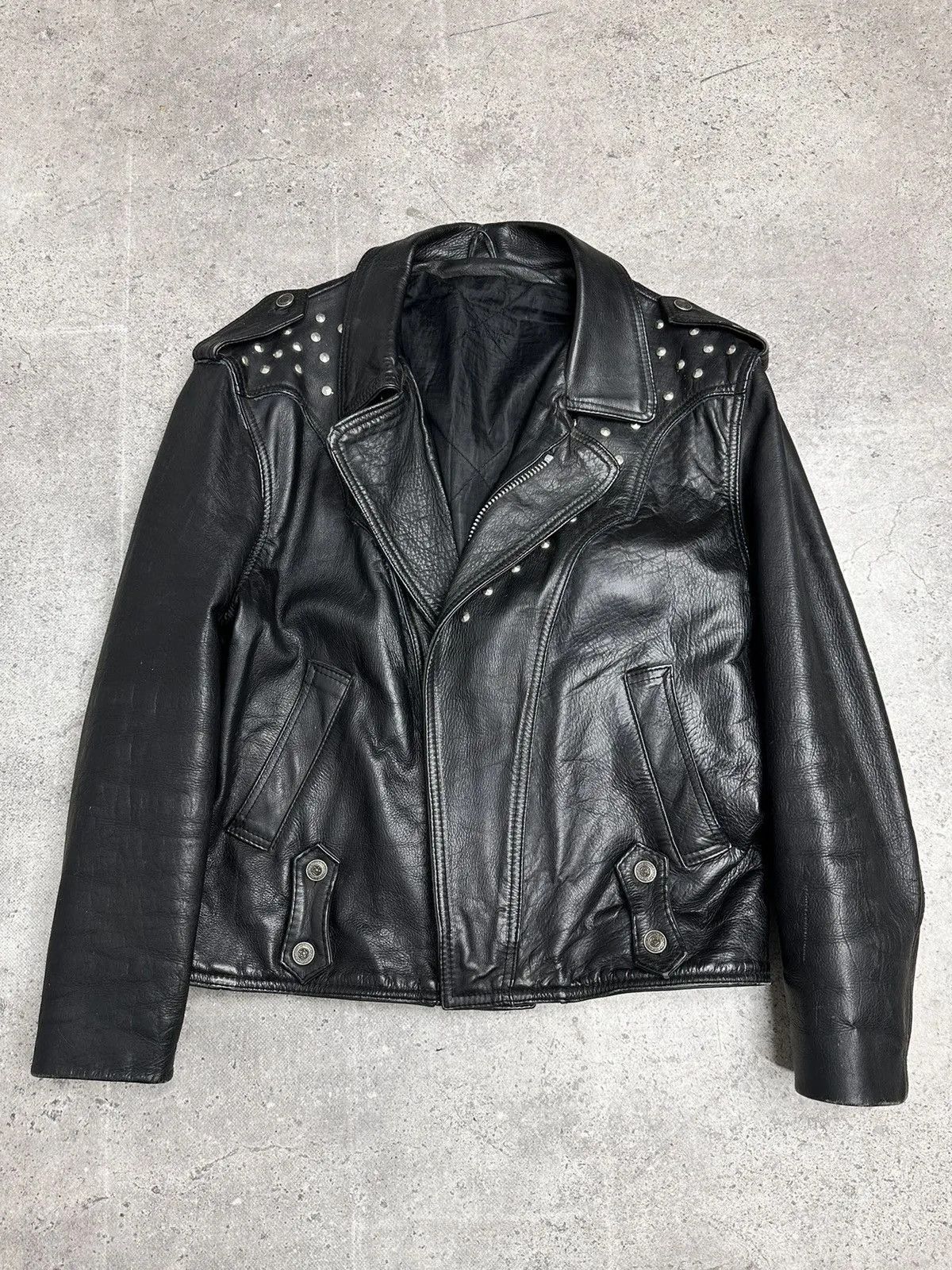 Ann Demeulemeester Vintage Leather Jacket Schott Racing Moto Y2K Avantgarde GOA Size US M / EU 48-50 / 2 - 13 Thumbnail