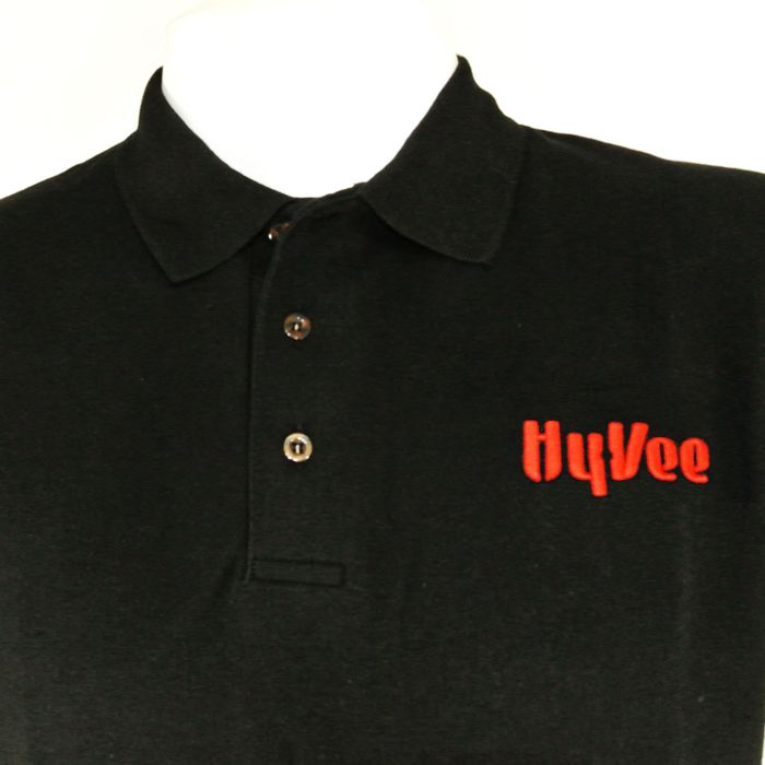 Mando HY-VEE Grocery Store Employee Uniform Black Polo Shirt | Grailed