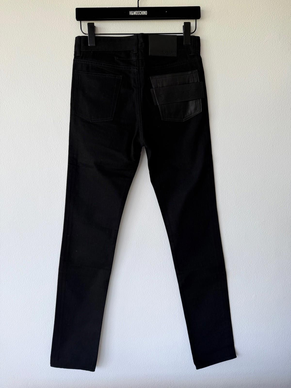 Givenchy new Givenchy mens denim jeans black leather patch 28 Size US 28 / EU 44 - 7 Thumbnail