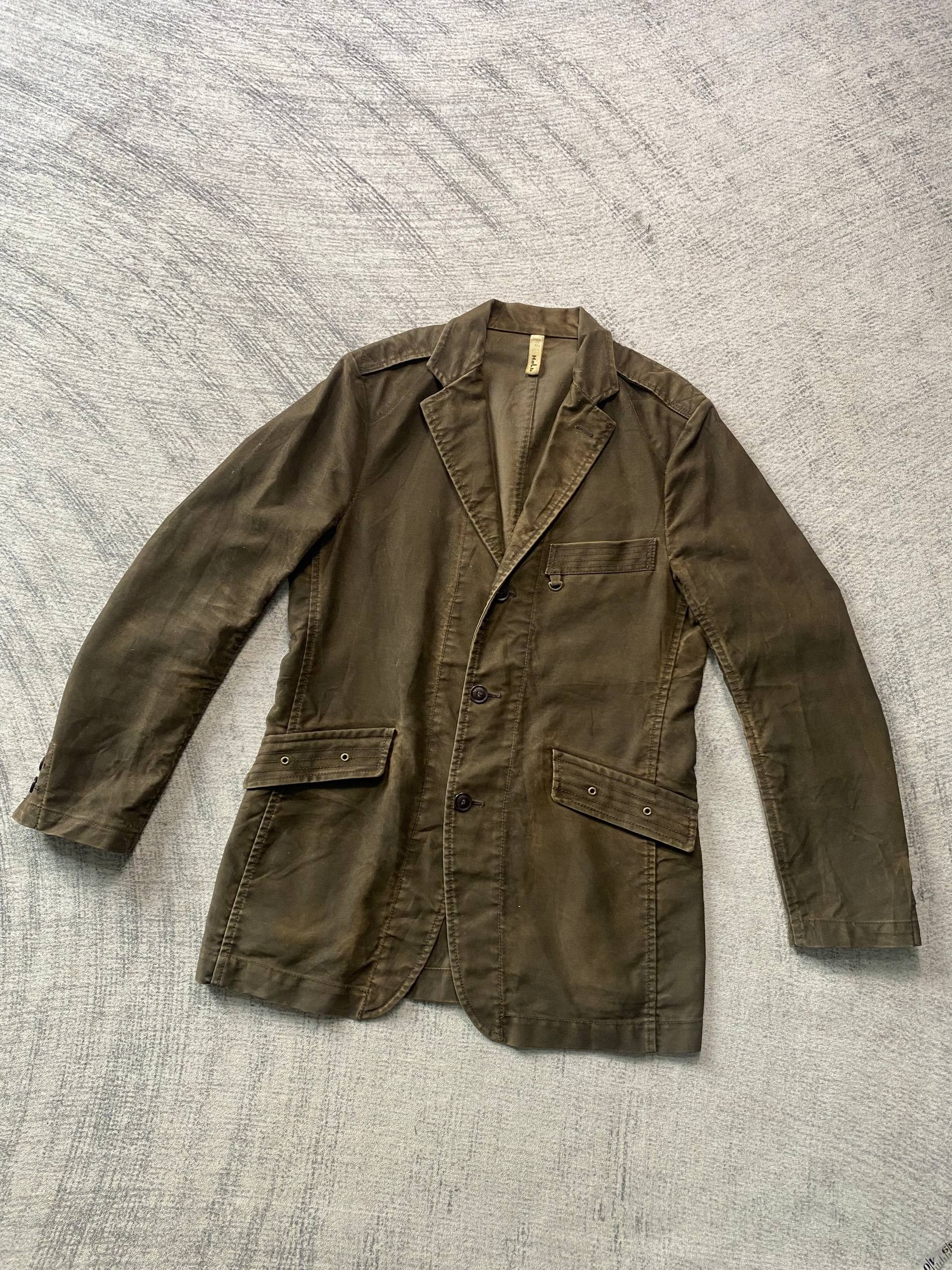 Le Grande Bleu (L.G.B.) Archive HaLb Japan Cotton Twill Military Workwear Jacket Size US S / EU 44-46 / 1 - 2 Thumbnail